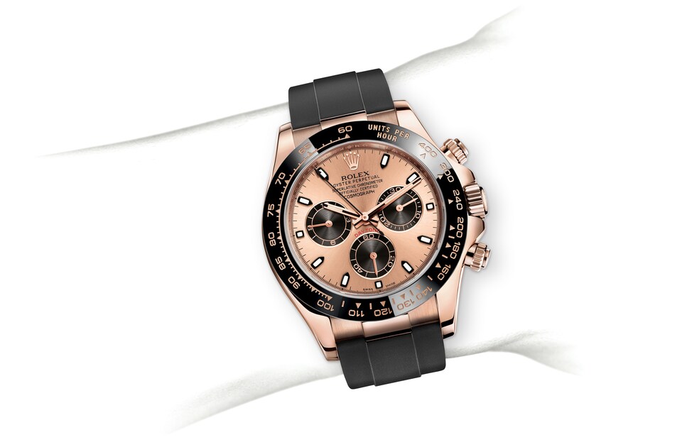 Rolex on wrist