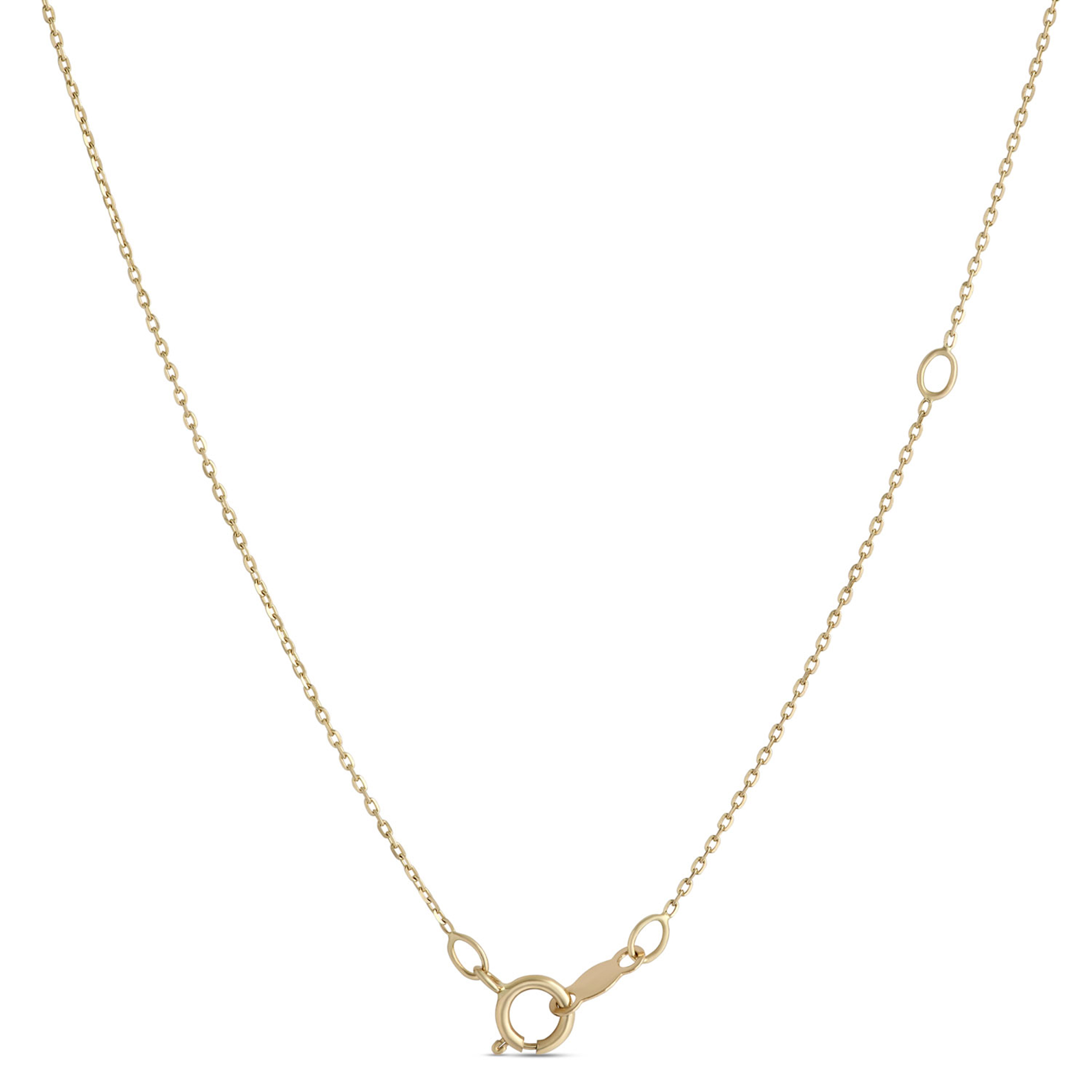Oval, Marquise and Pear Shaped Diamond Necklace, 14K Yellow Gold