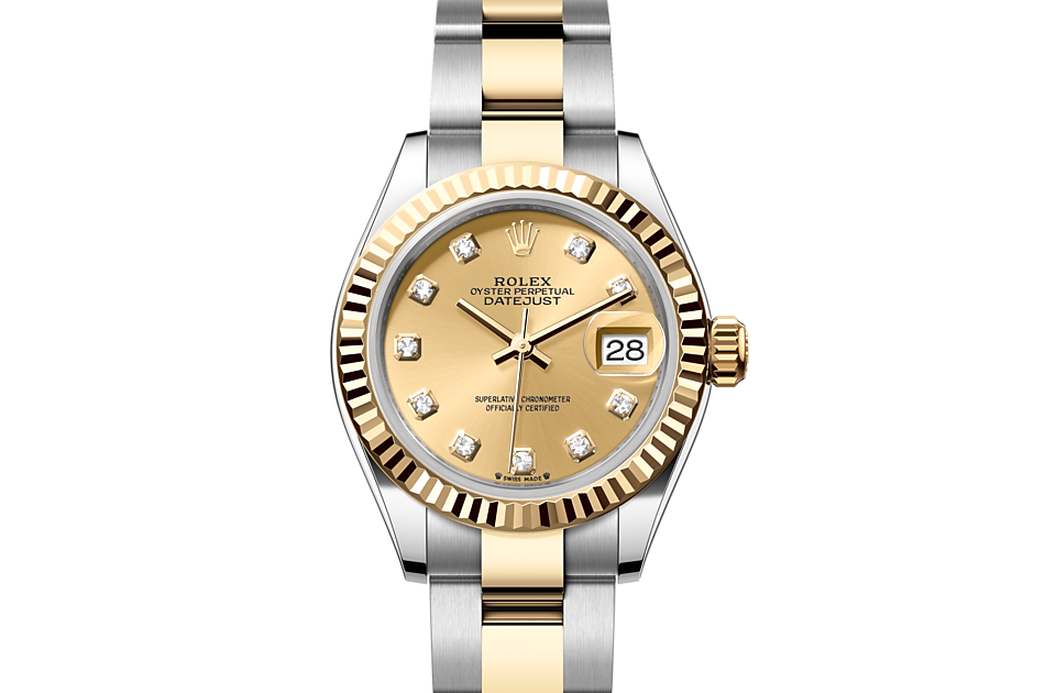 Rolex Lady-Datejust Oyster, 28 mm, Oystersteel and yellow gold - M279173-0012 at Ben Bridge