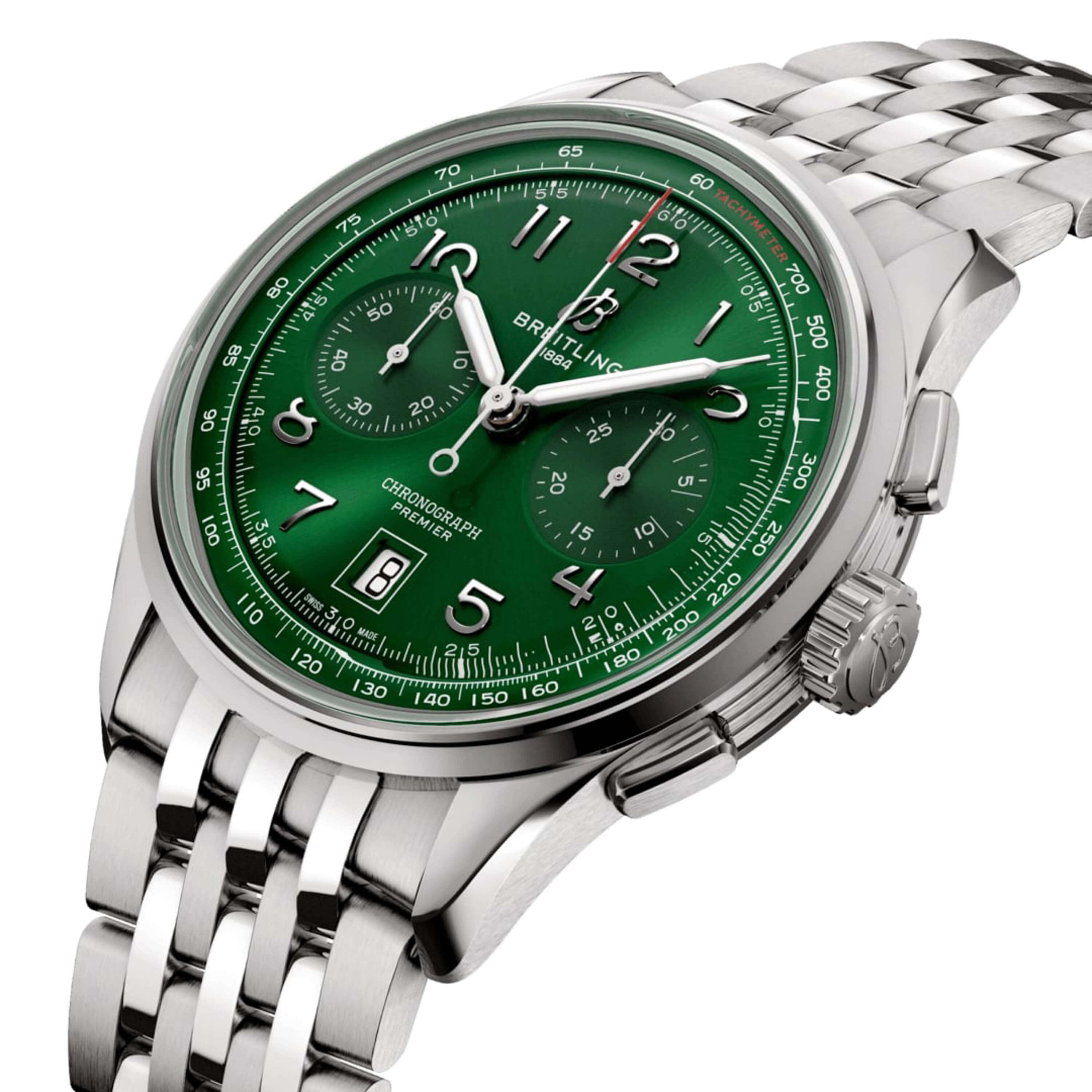 Breitling Premier Green Men\'s Watch - AB0118A11L1A1 Breitling Premier B01 Chronograph 42 BENTLEY BRITISH RACING  main image 2
