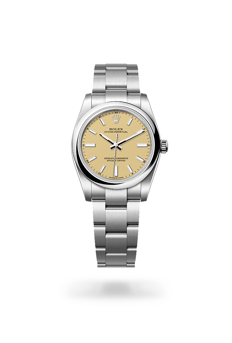 rolex oyster perpetual in oystersteel, m124200-0007 - ben bridge