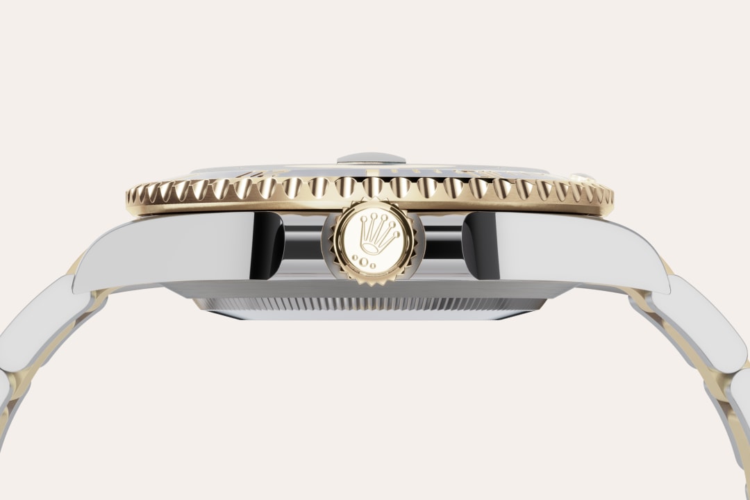 rolex submariner in yellow rolesor - combination of oystersteel and yellow gold, m126613lb-0002 - yellow rolesor - ben bridge