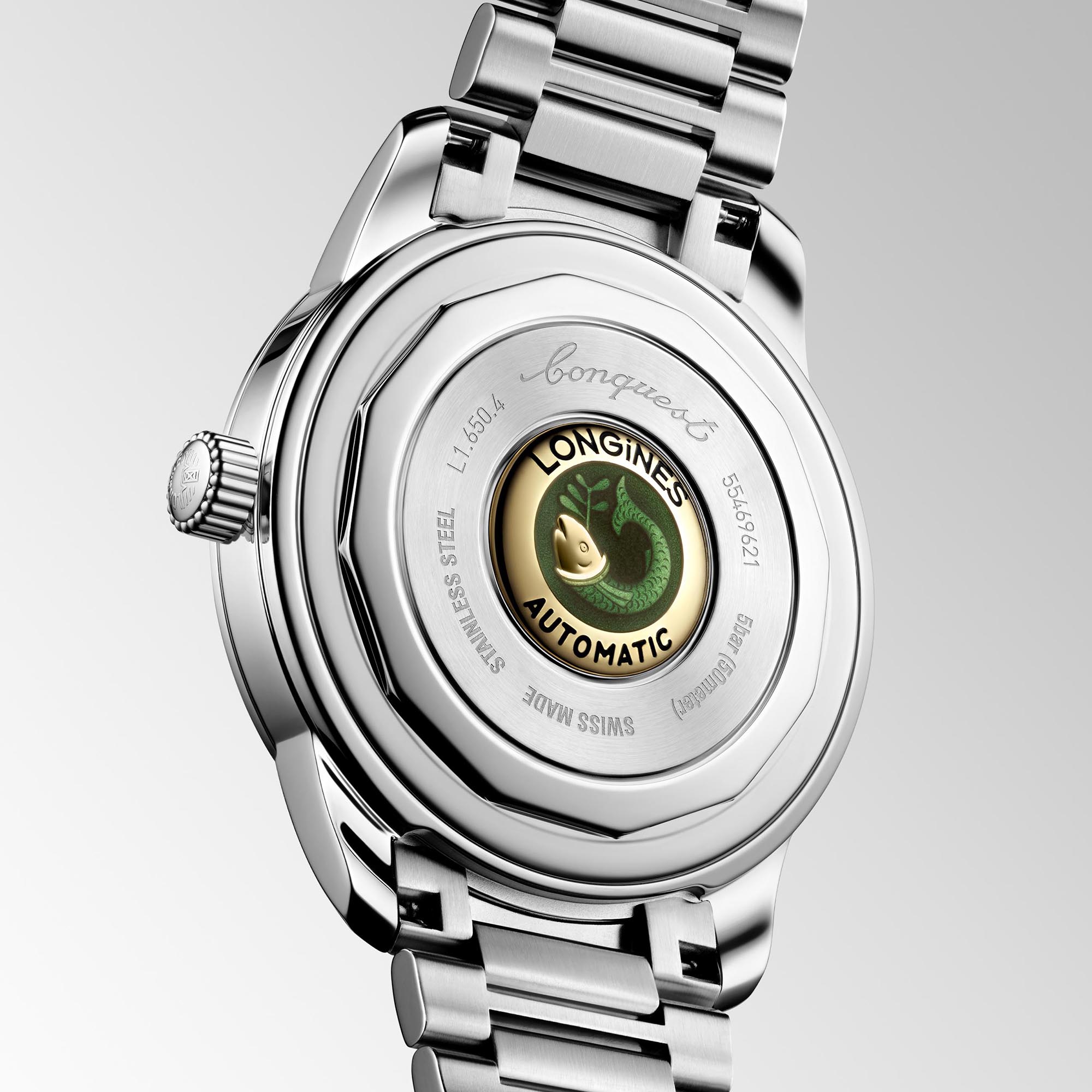 Longines Conquest Heritage Black Dial Watch, 40mm