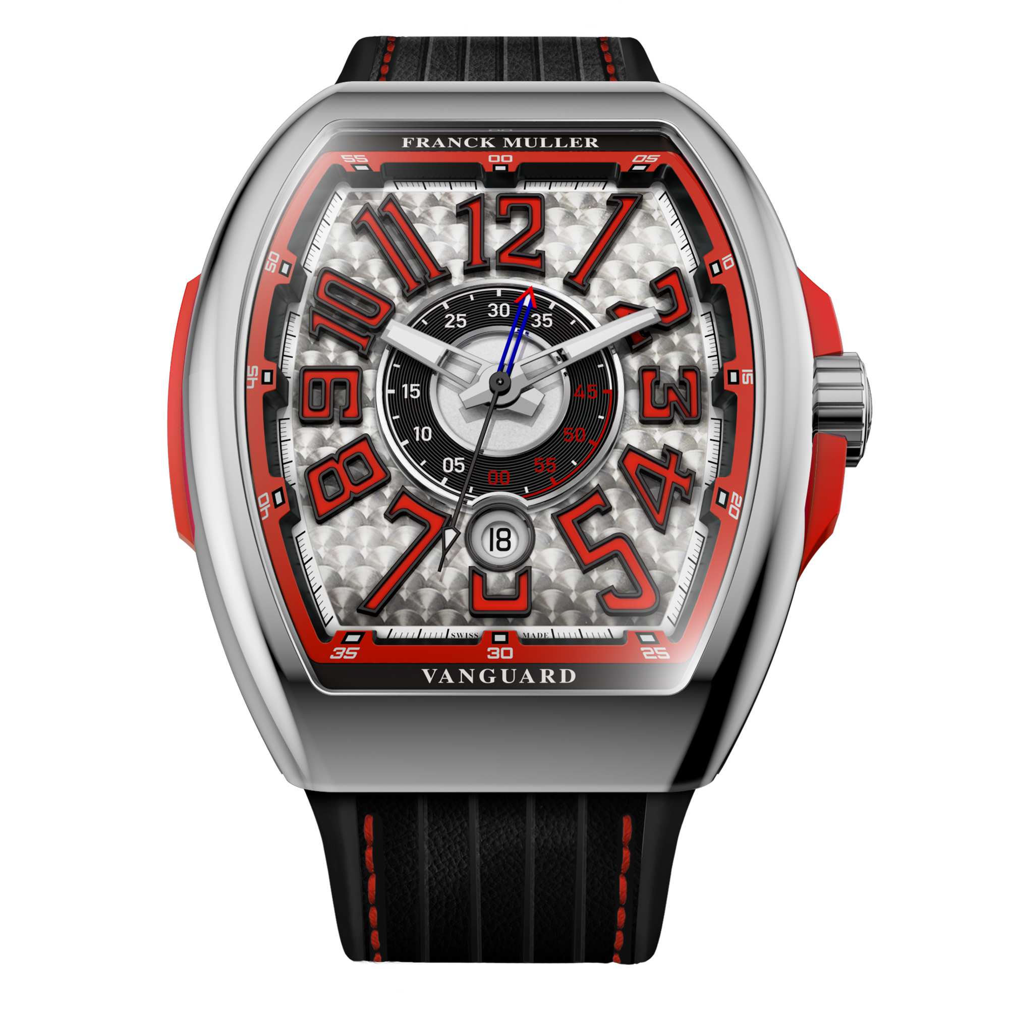 Franck Muller Vanguard Racing Colorado Grand Silver Dial Watch
