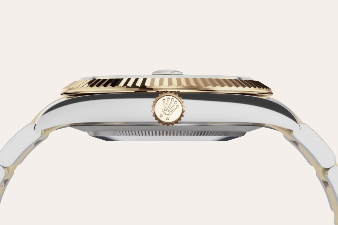 rolex datejust in yellow rolesor - combination of oystersteel and yellow gold, m126333-0019 - yellow rolesor - ben bridge