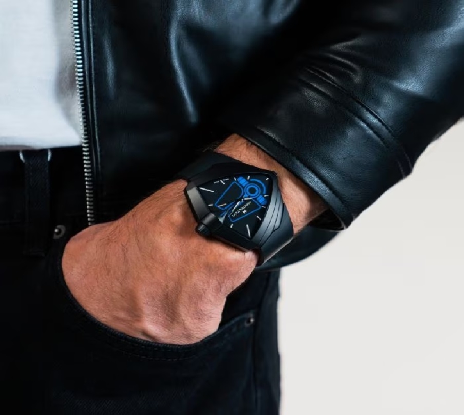 HAMILTON Ventura XXL Bright Dune Limited Edition Black Dial Watch, 52mm x 47.6mm