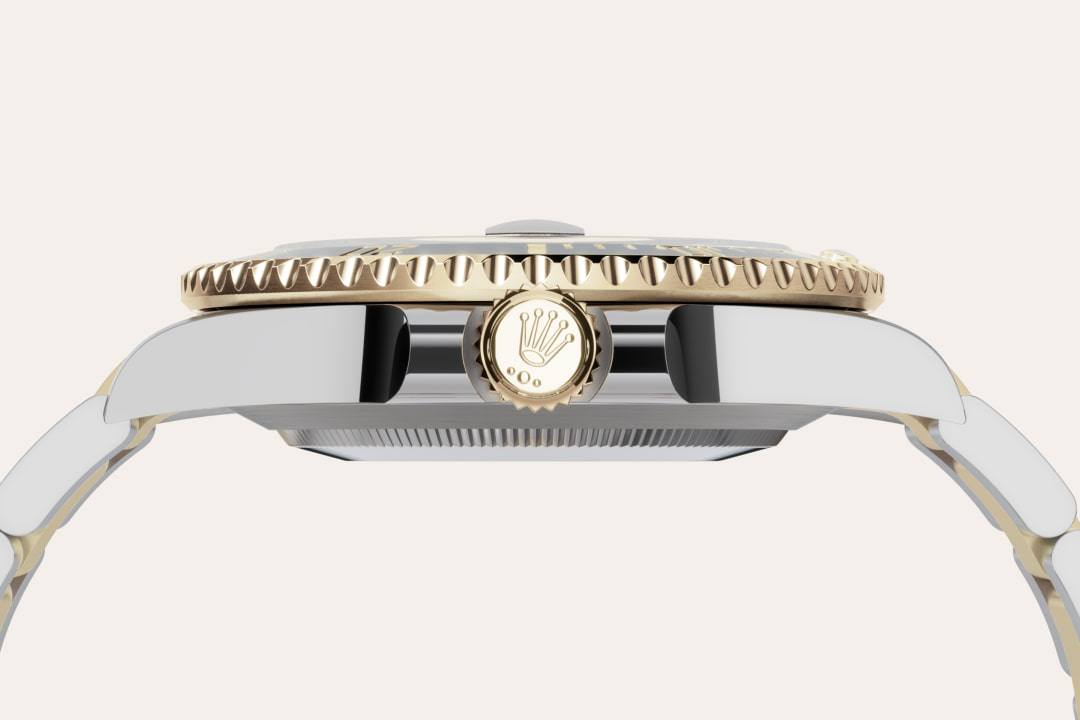 rolex submariner in yellow rolesor - combination of oystersteel and yellow gold, m126613ln-0002 - yellow rolesor - ben bridge