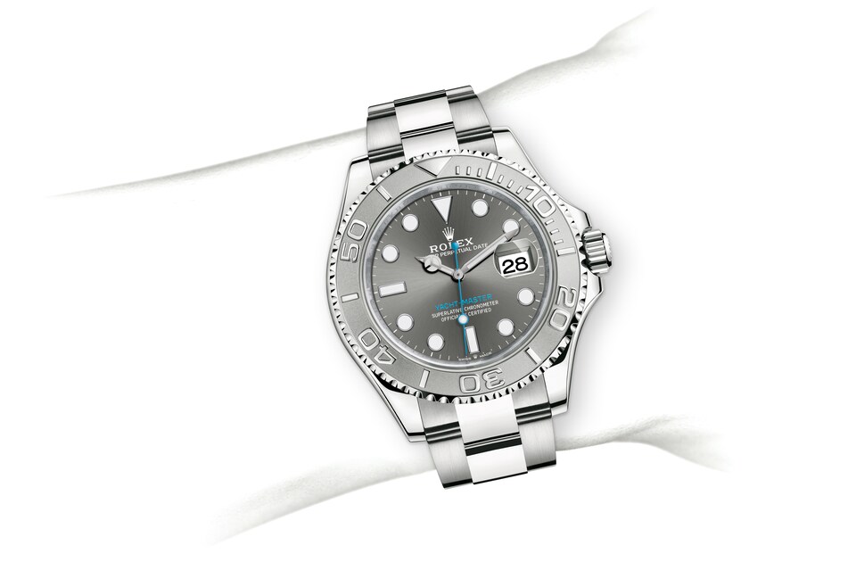 Rolex on wrist