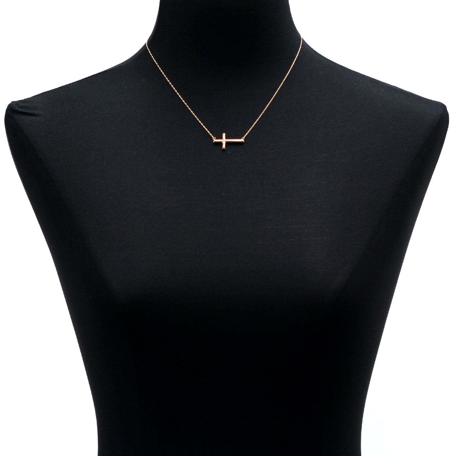 Horizontal Cross Necklace 14K Ben Bridge Jeweler
