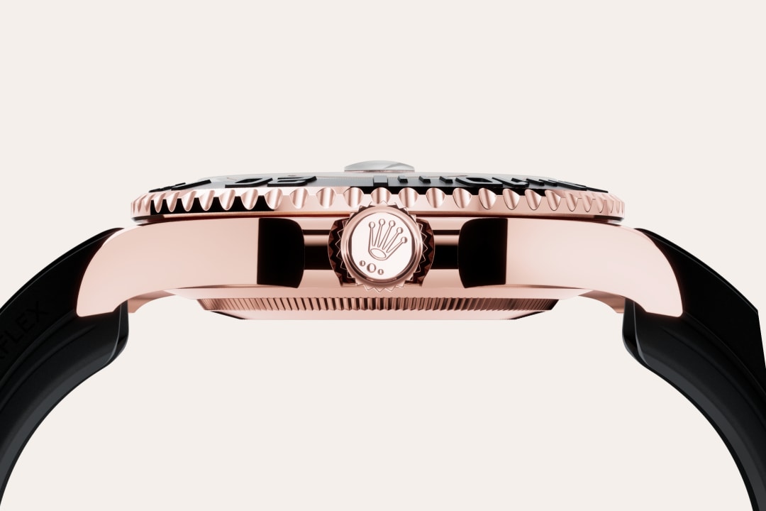 rolex yacht-master in 18 ct everose gold, m126655-0002 - 18 ct everose gold - ben bridge