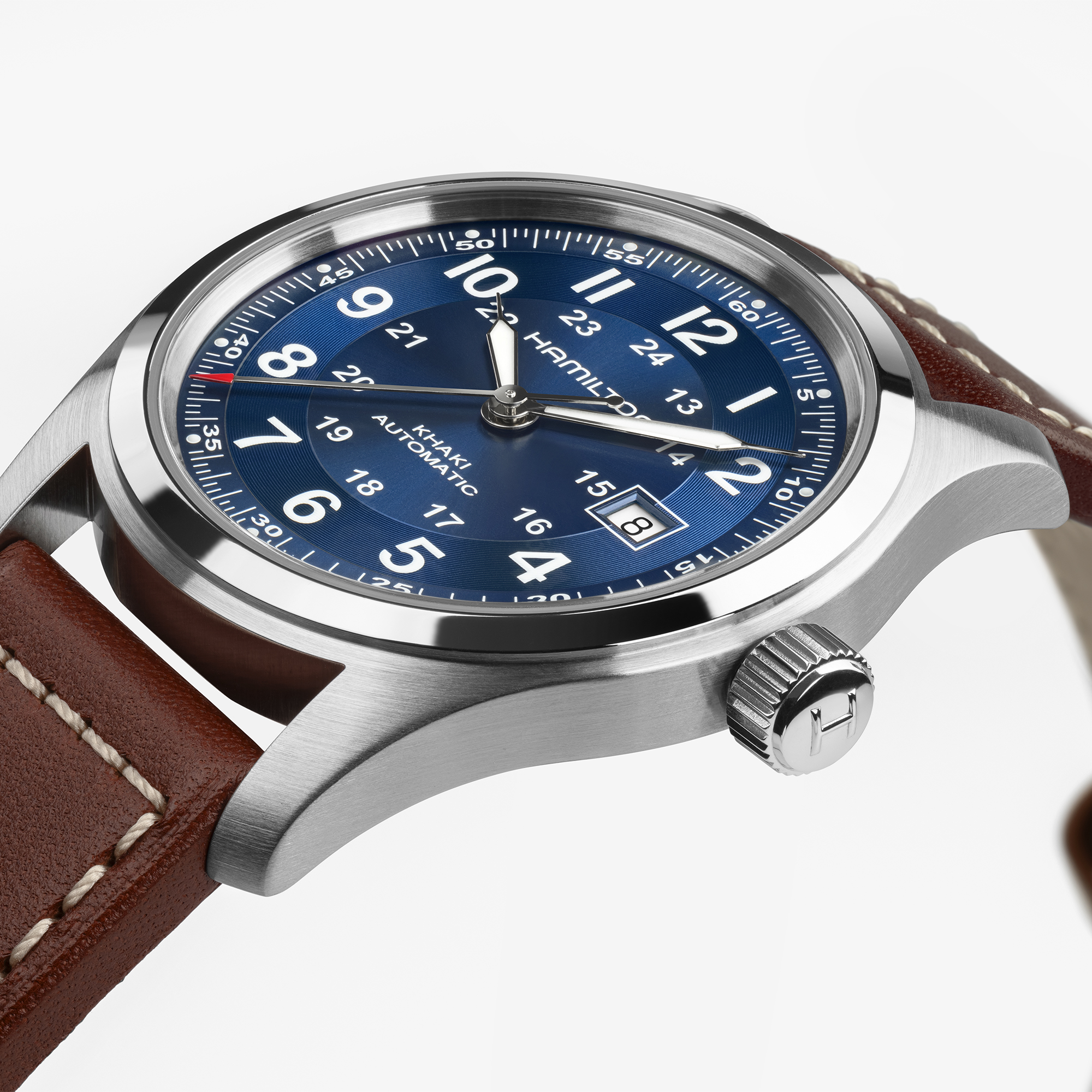 Hamilton Khaki Field Auto Blue Dial Watch, 42mm