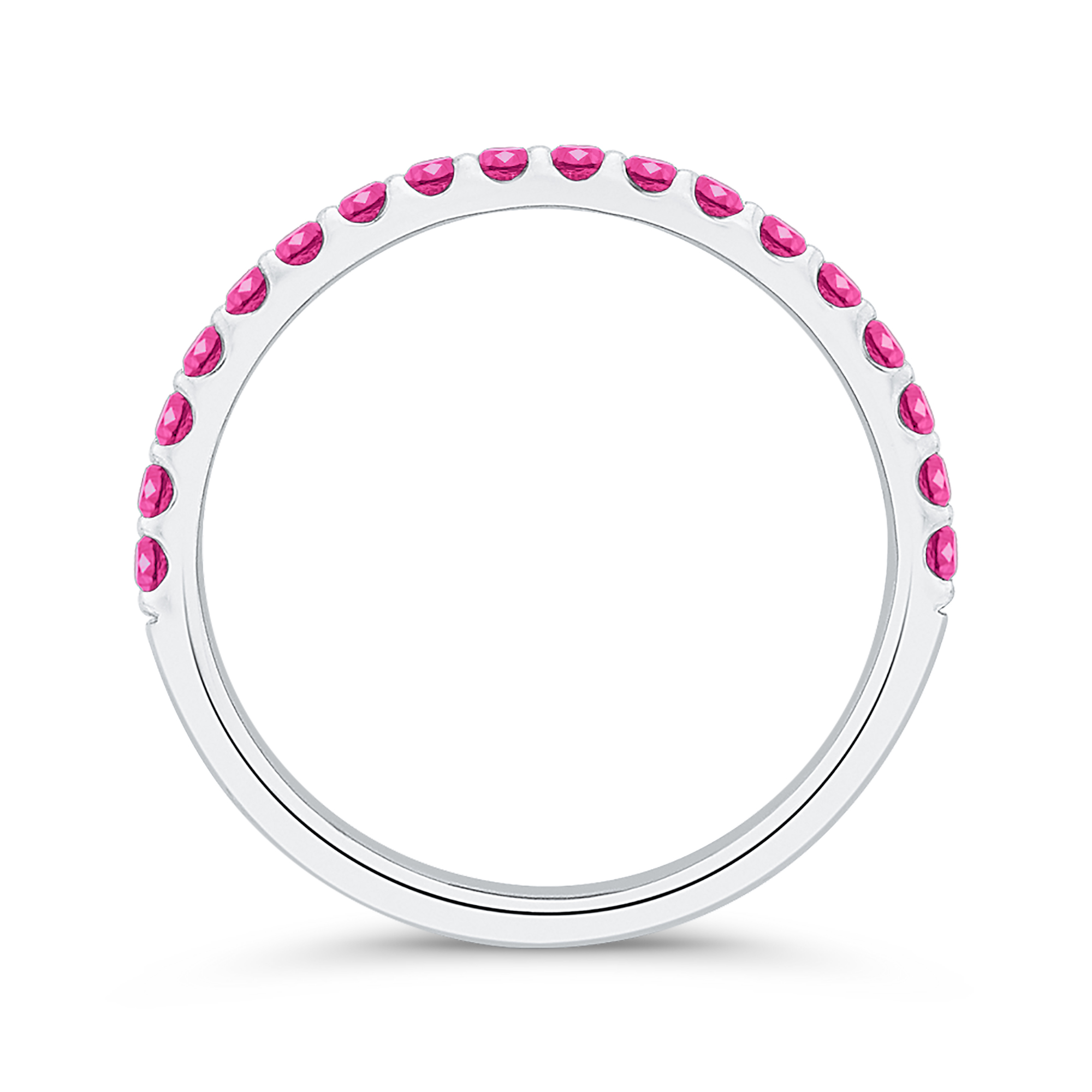 Bella Ponte Ruby Tiger Band, 14K White Gold