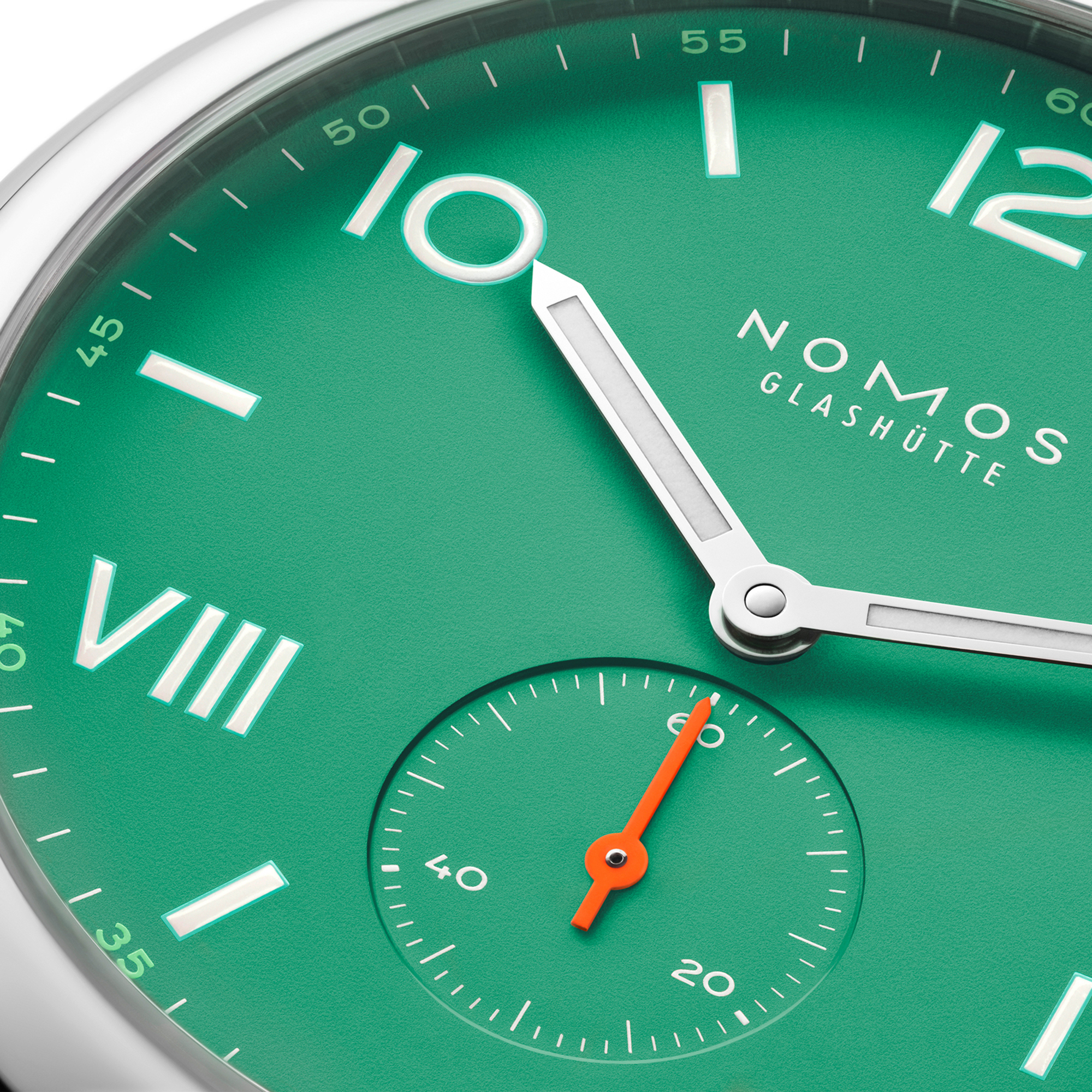NOMOS Club Campus 38 Electric Green Dial Watch, 38.5mm