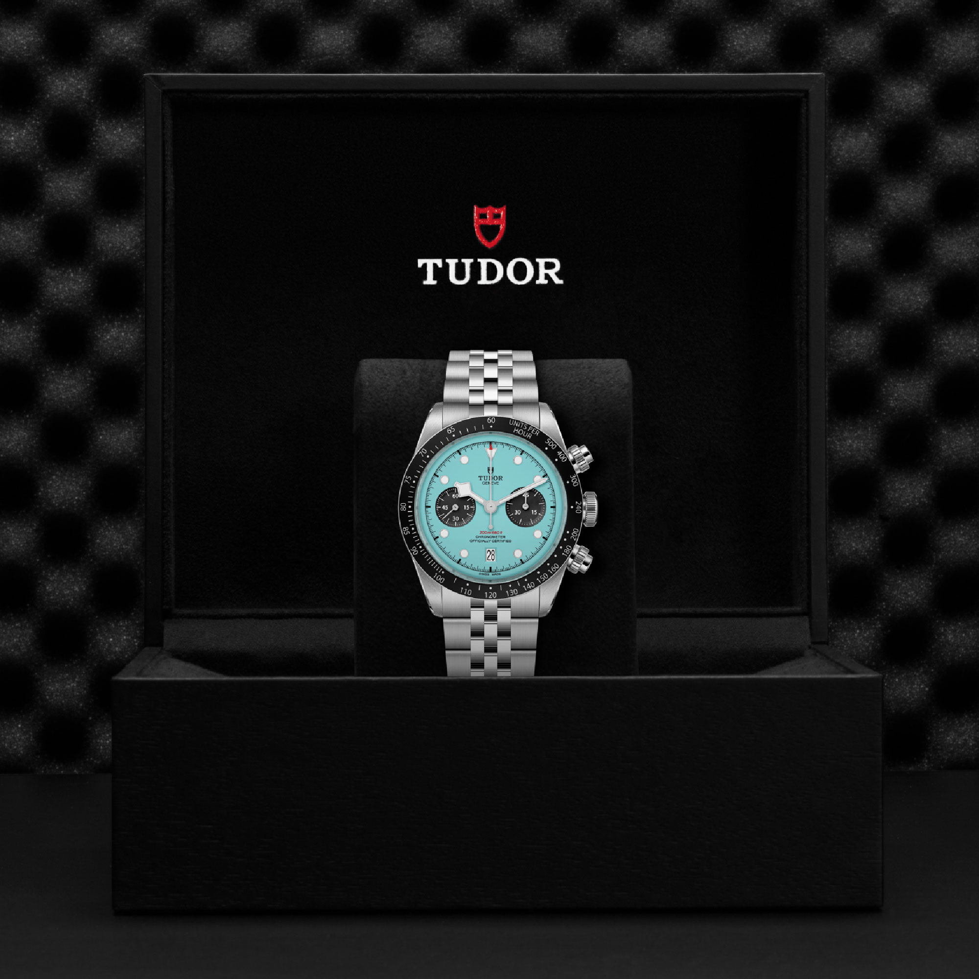 TUDOR Black Bay Chrono Turquoise Dial Watch, 41mm