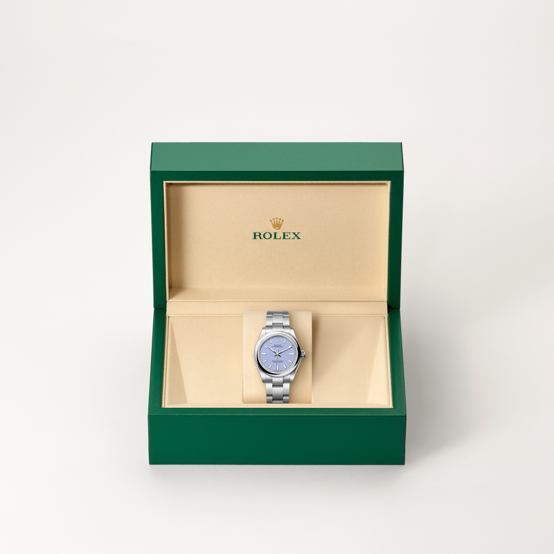 rolex oyster perpetual in oystersteel, m277200-0014 - in rolex box - ben bridge