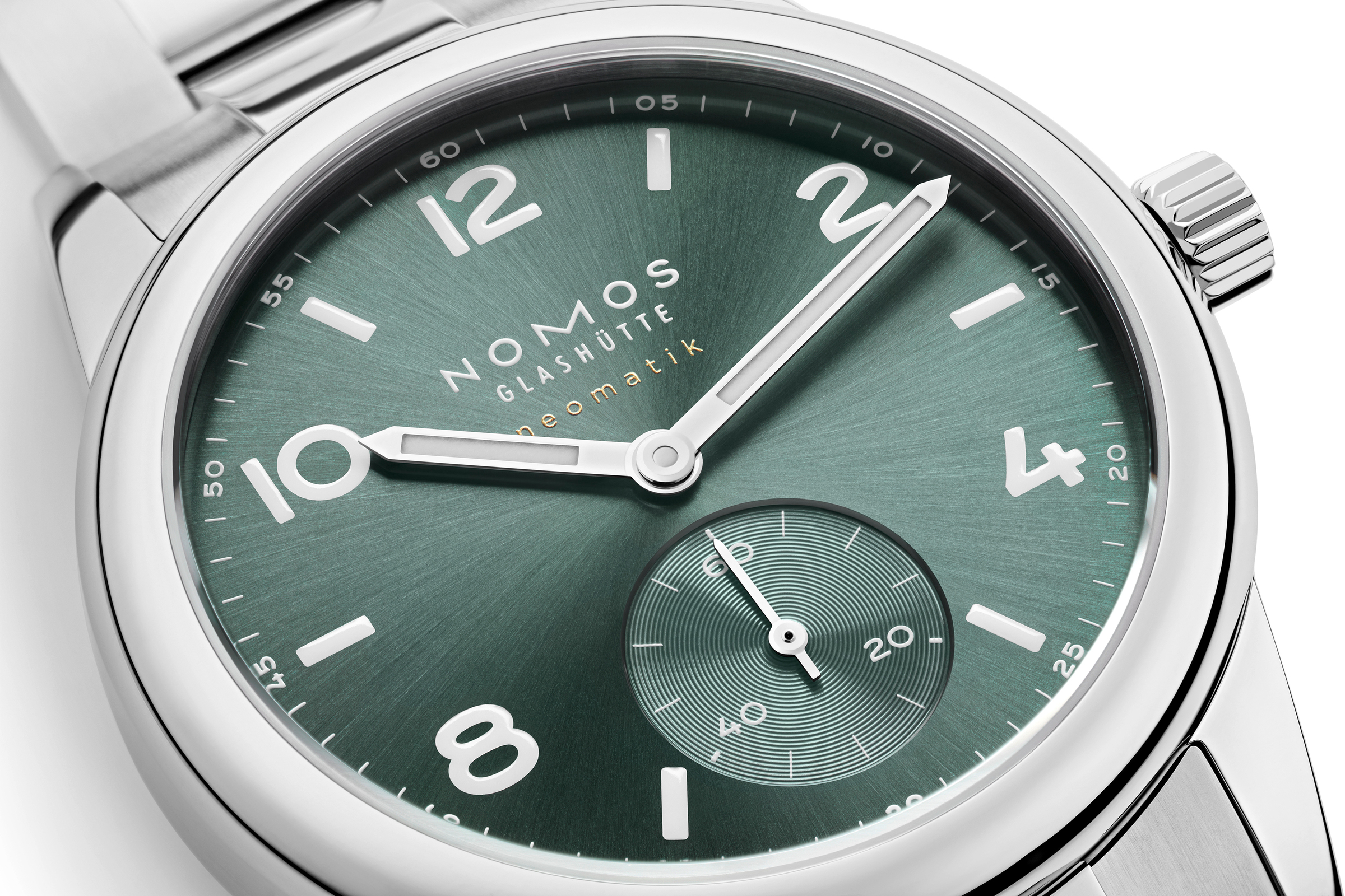 NOMOS Club Sport Neomatik Petrol Green Dial Watch, 37mm