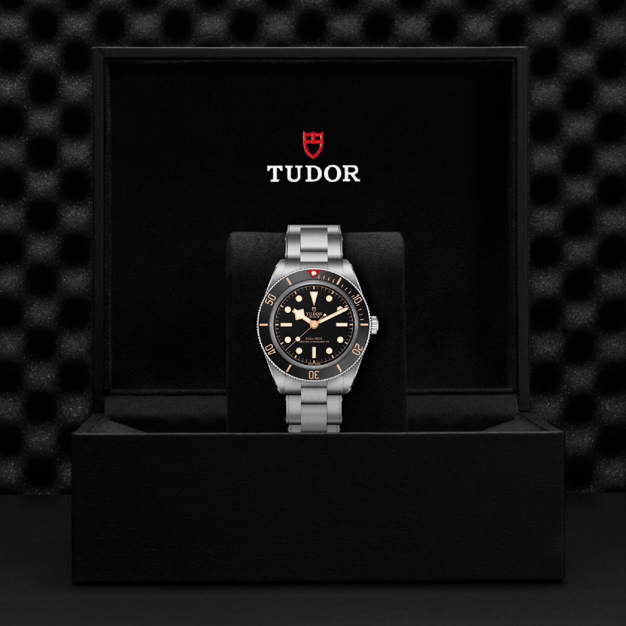 TUDOR Black Bay Black Dial Watch, 39mm