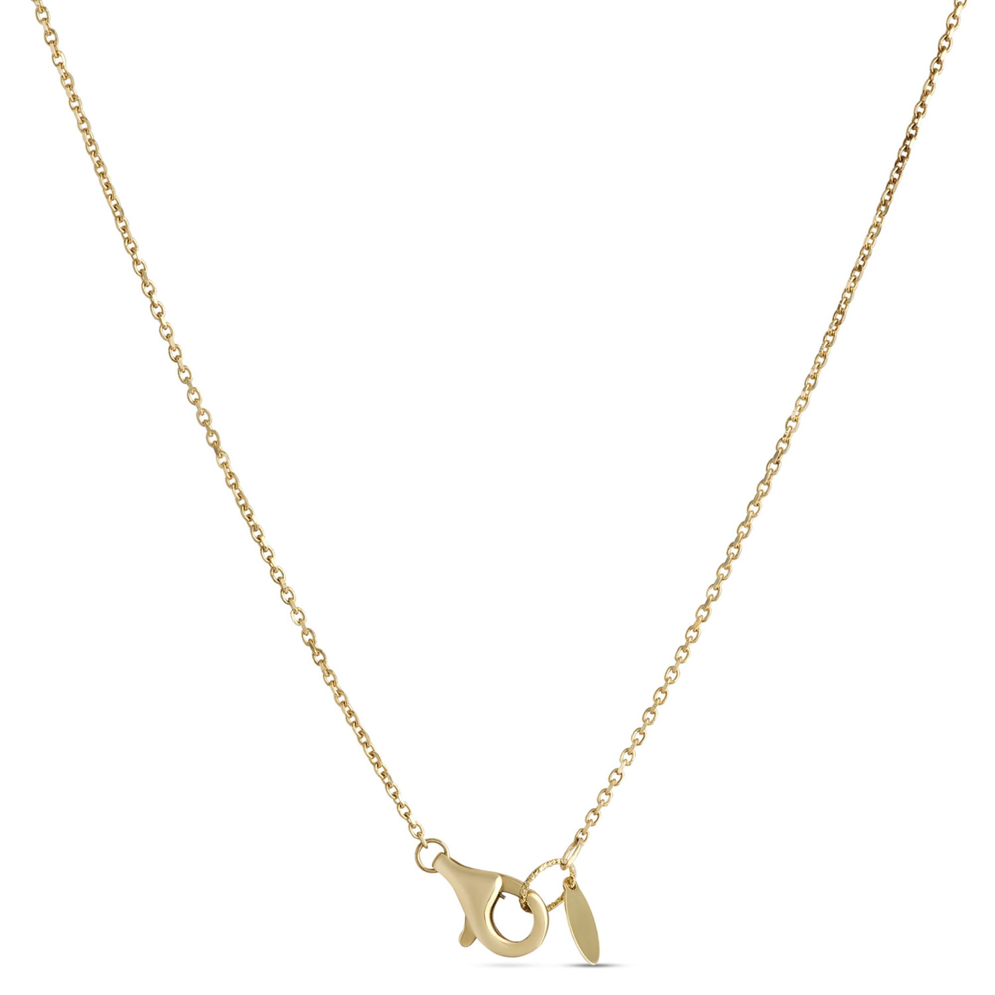 Toscano Large Flexy Checkerboard Necklace with Tassels, 14K Yellow Gold