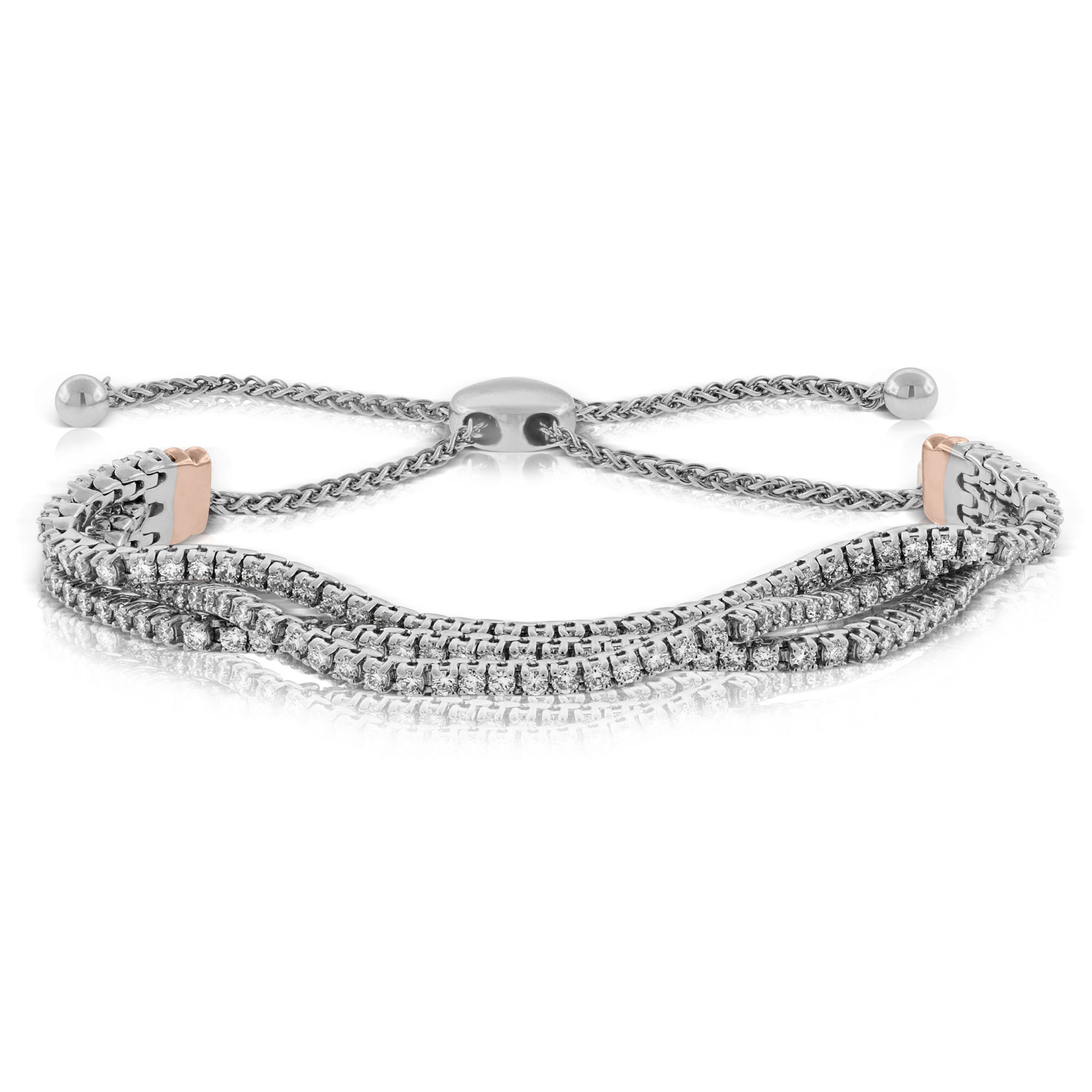 Bolo Diamond Bracelet 14K, 3 ctw. | Ben Bridge Jeweler