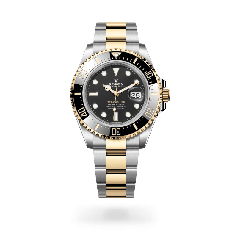 Rolex Sea-Dweller Yellow Rolesor - combination of Oystersteel and