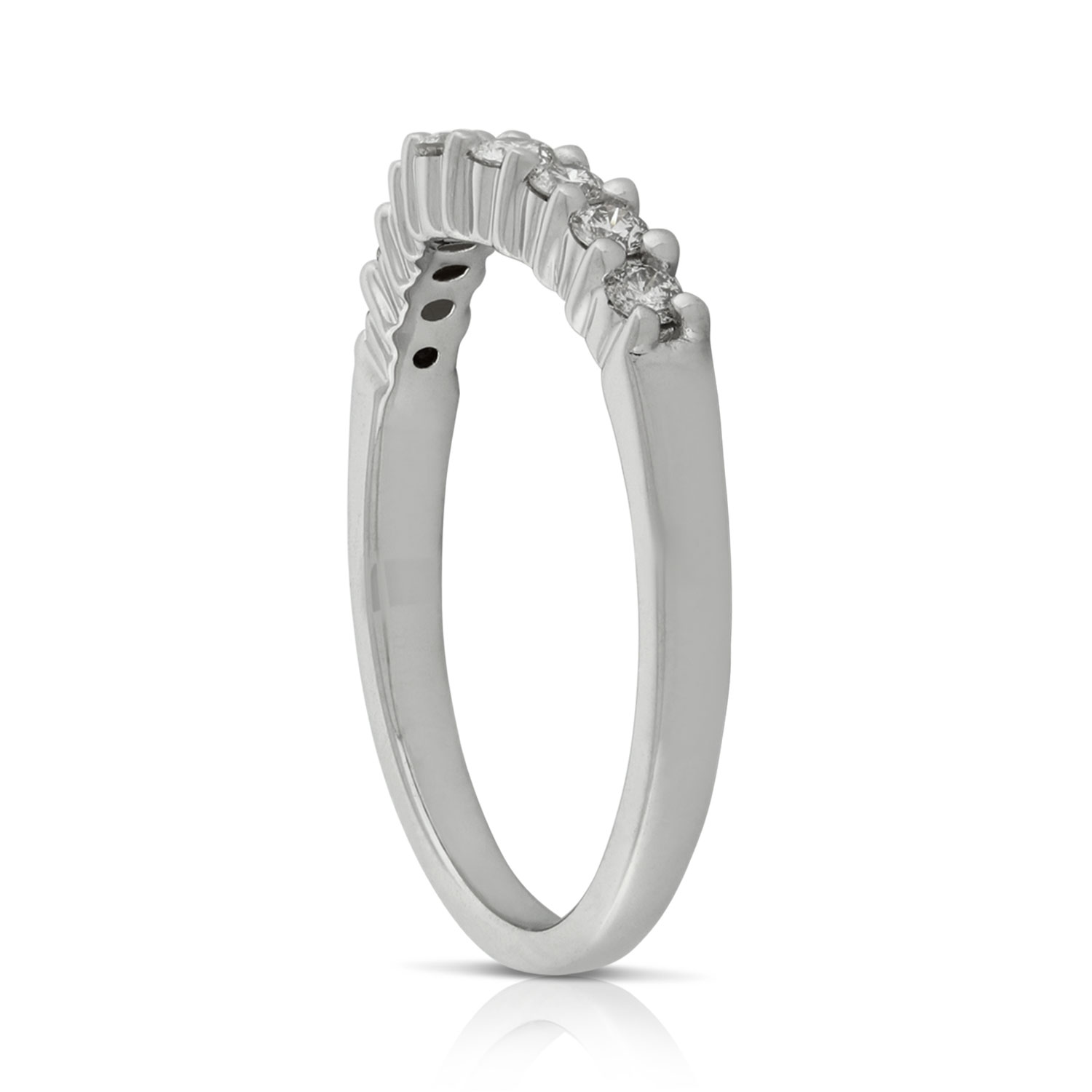 Diamond Contour Band 14K