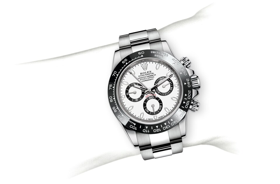 Rolex on wrist