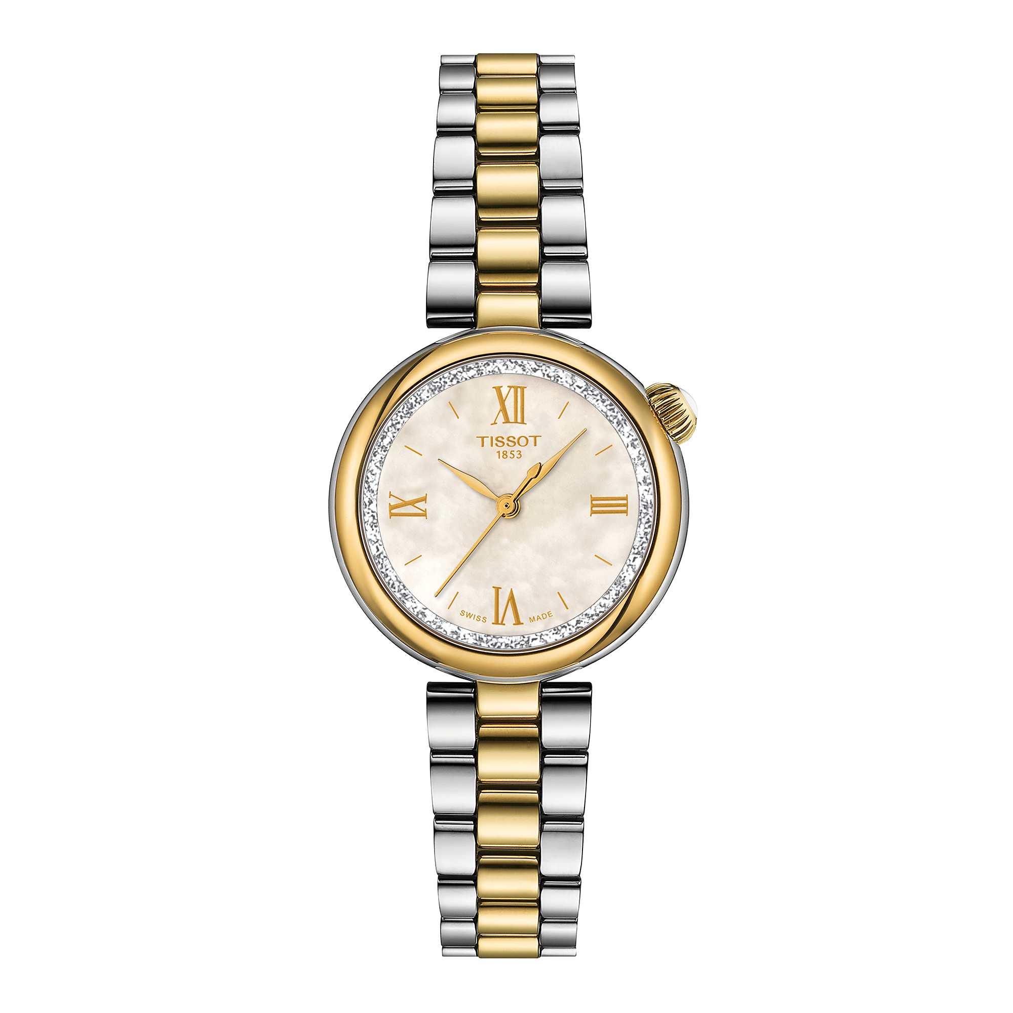 Tissot Desir White Mother of Pearl Dial Watch, 28mm