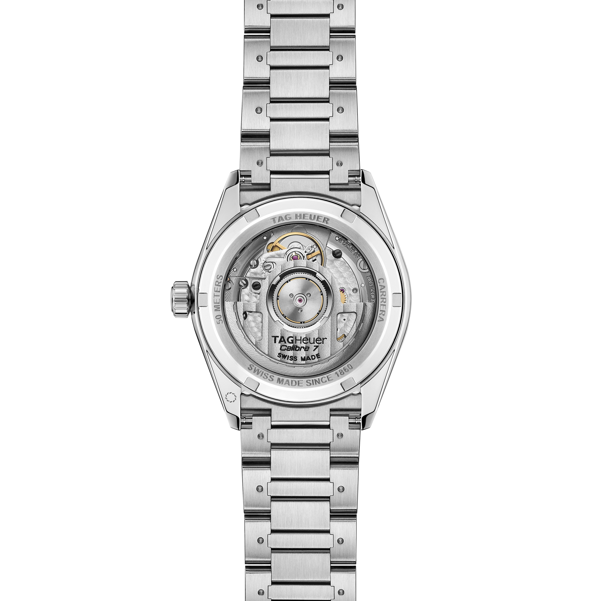 TAG Heuer Carrera Date White Dial Watch, 36mm