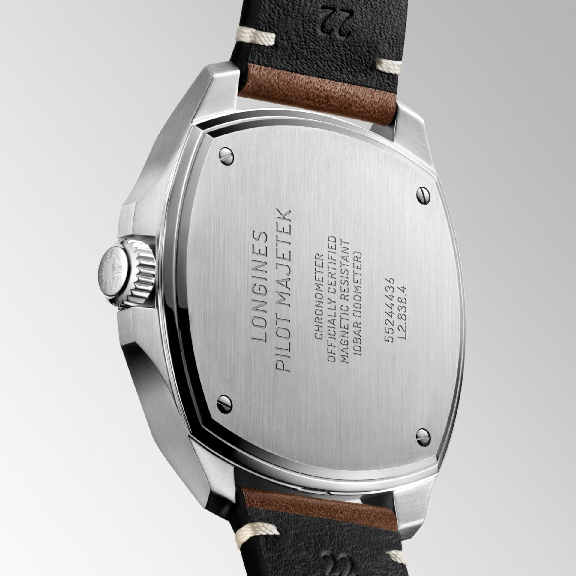 Longines Pilot Majetek Box Edition Watch Black Dial, 43mm