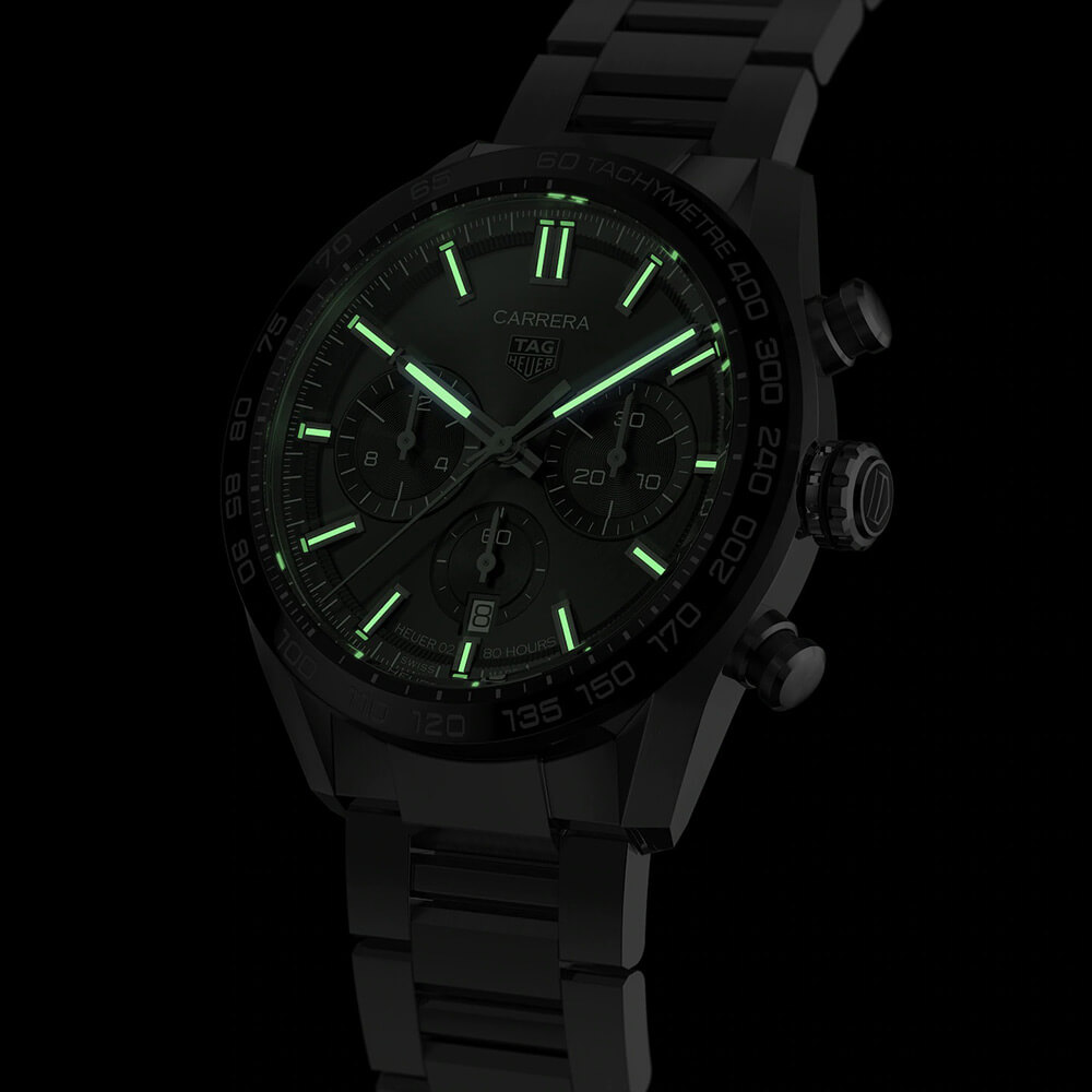 TAG Heuer Carrera Heuer 02 Automatic Mens Black Steel Watch