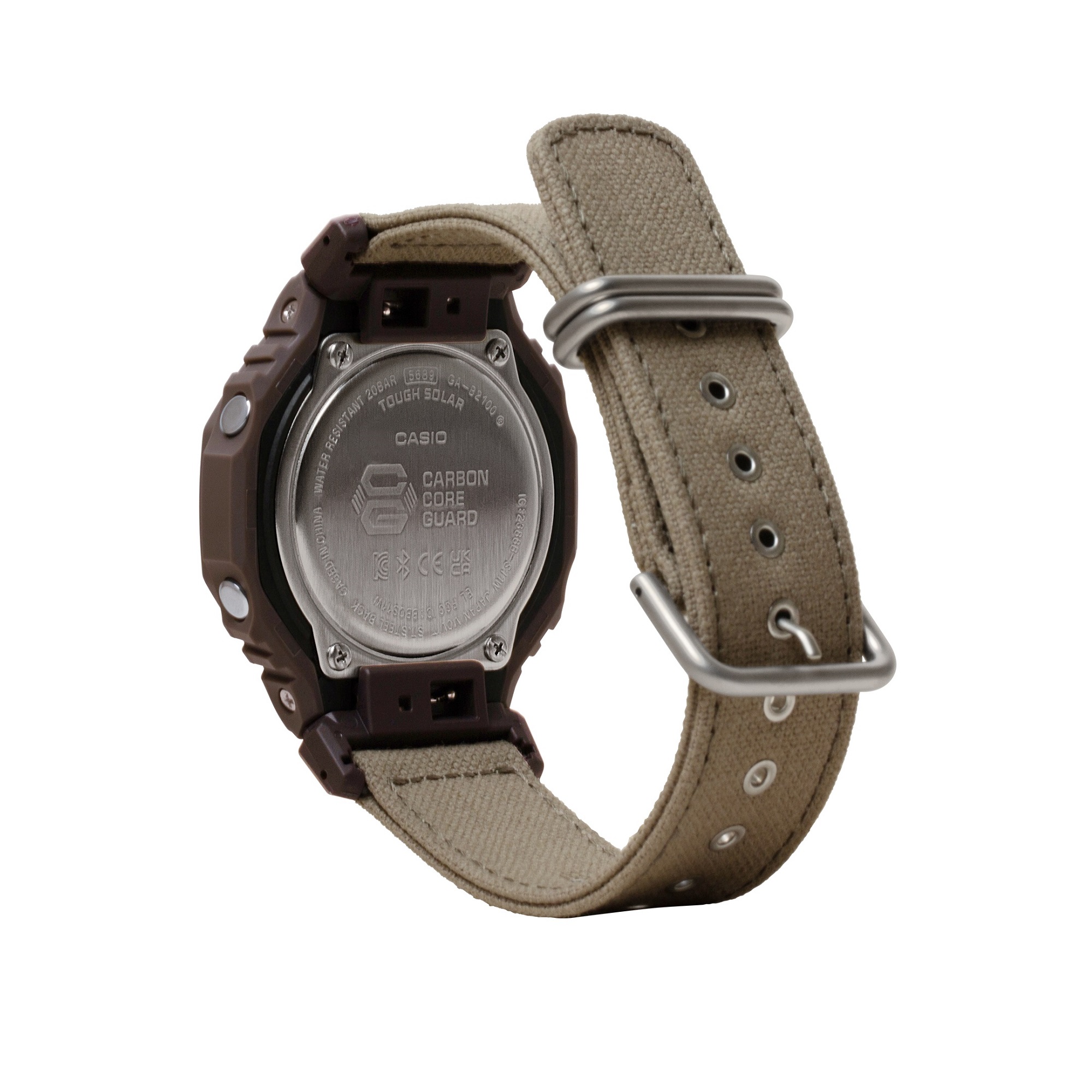 G-Shock 2100 Series Brown Dial Watch, 45.4mm