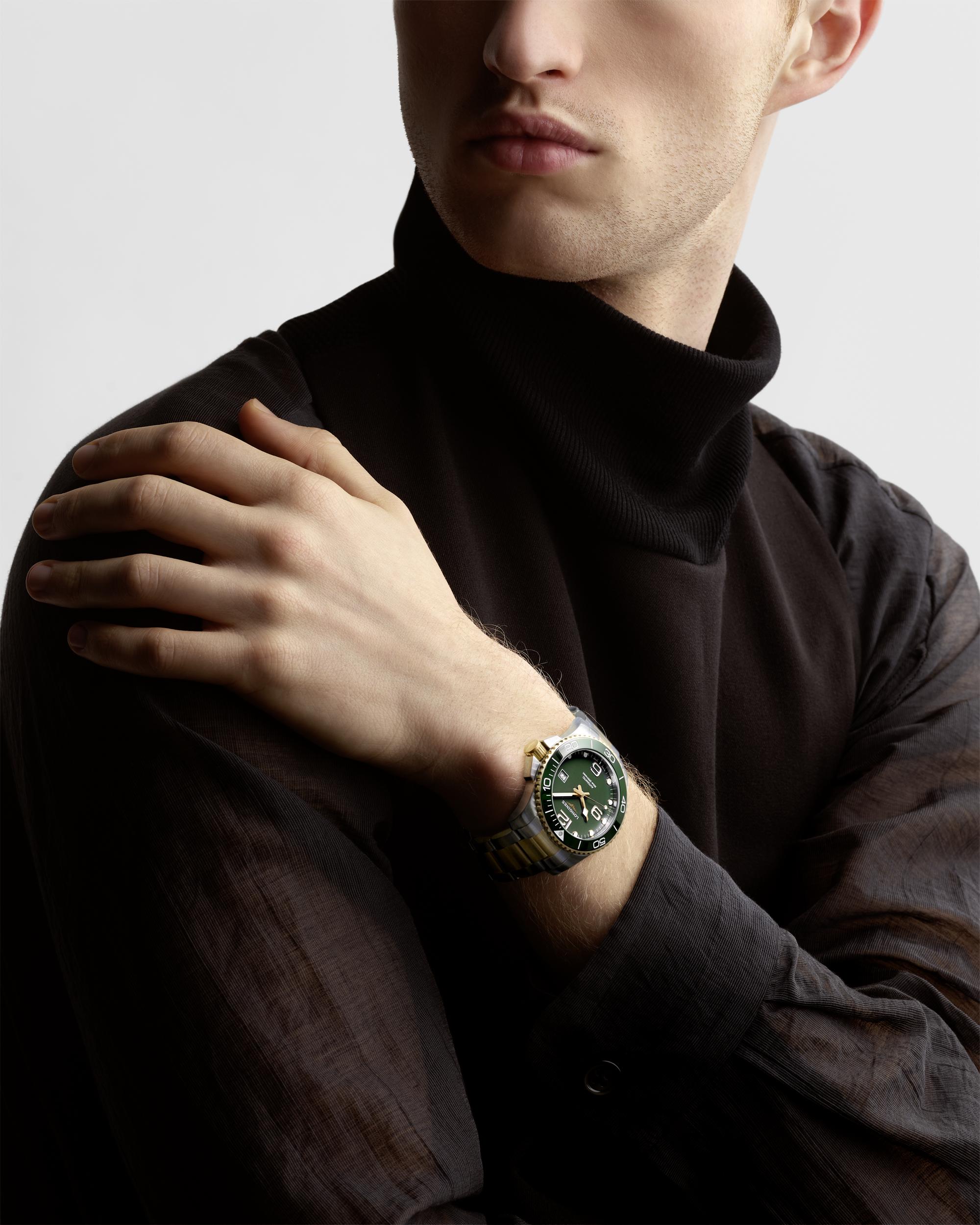 Longines HydroConquest Green Dial, 43mm