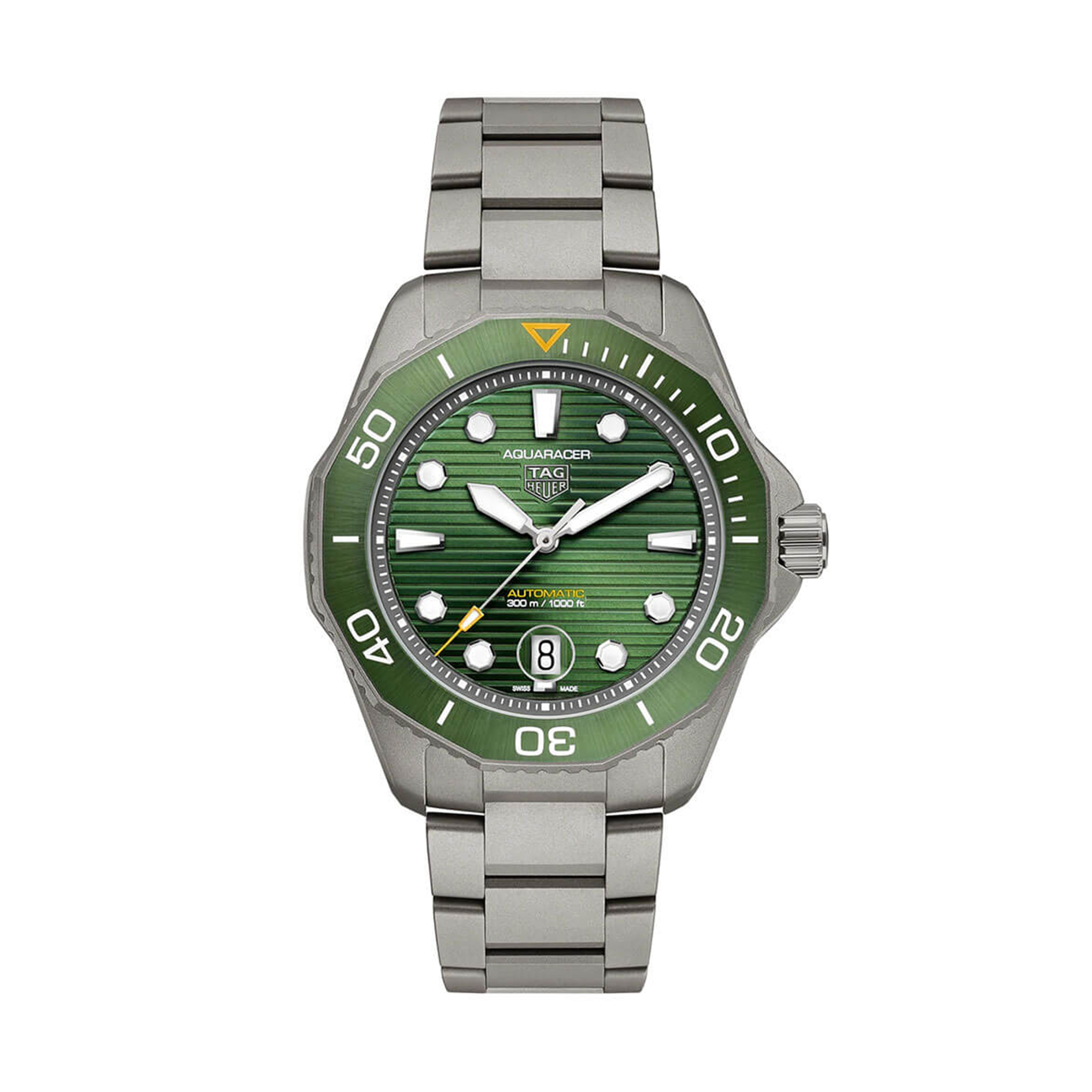 TAG Heuer Aquaracer Professional 300 Green Titanium Watch, 43mm