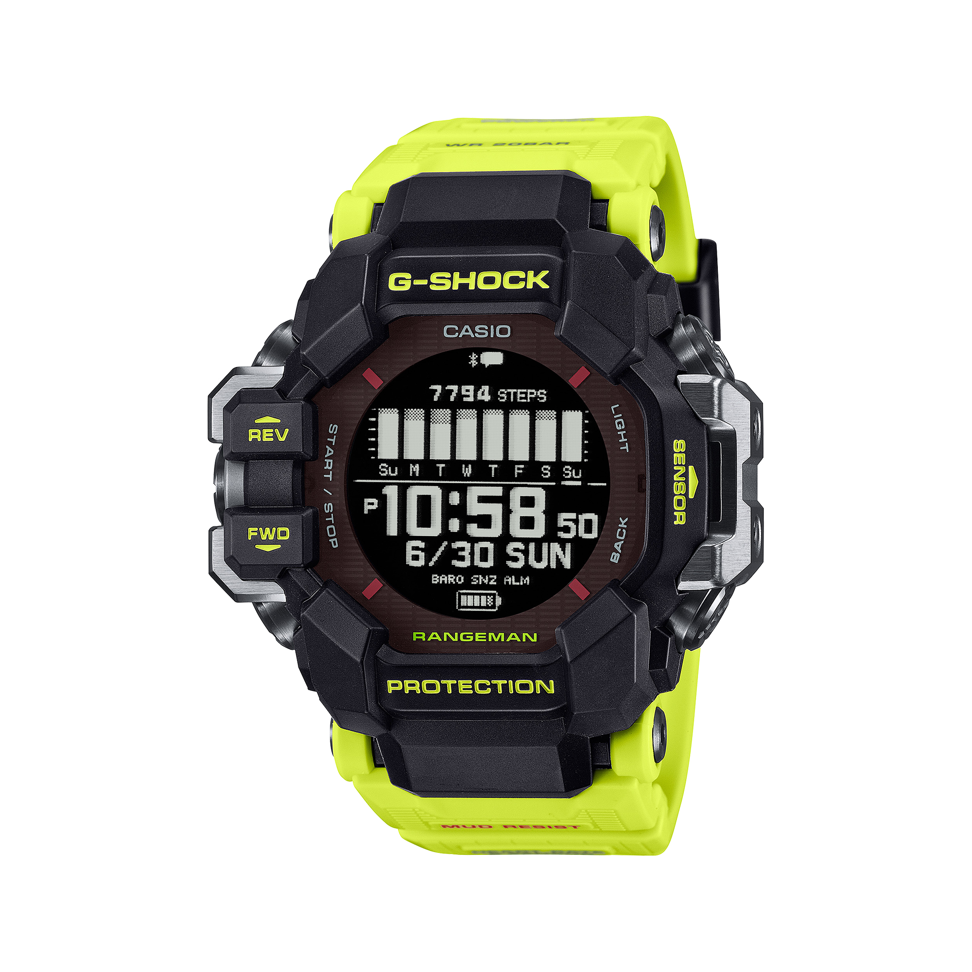 G-SHOCK RANGEMAN 腕時計(デジタル) G-Shock Master Of G-Land Rangeman Black Dial Watch, 53.2mm