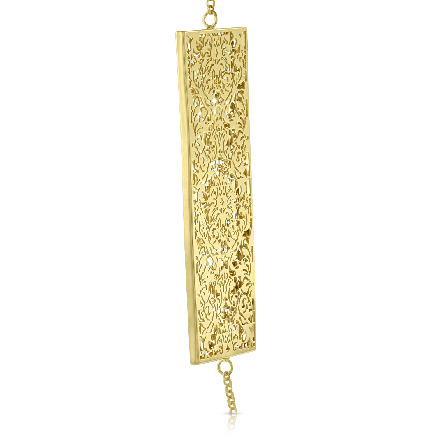 Toscano Rectangle Necklace 14K, 24"