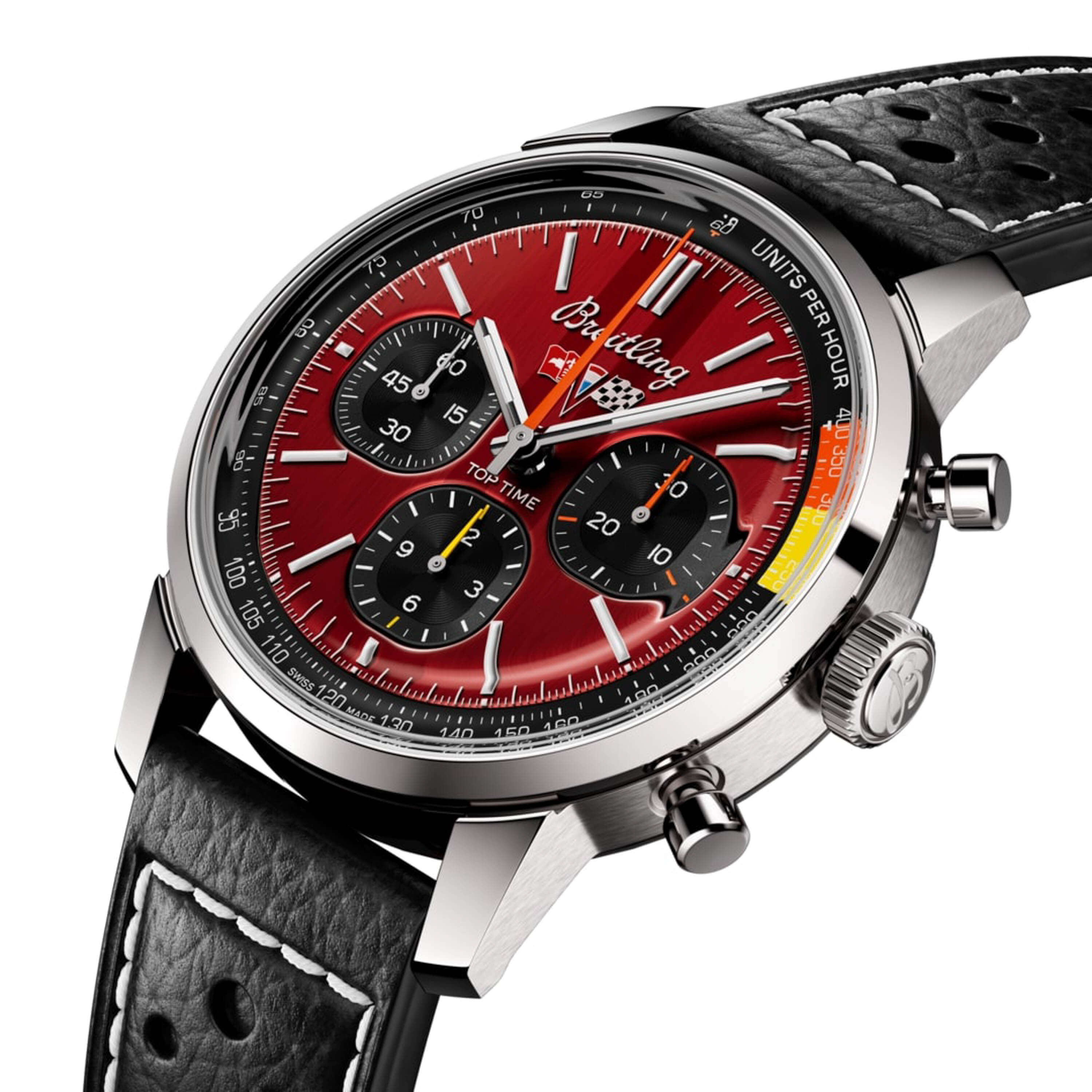Breitling Top Time B01 Chevrolet Corvette Red Dial Watch, 41mm