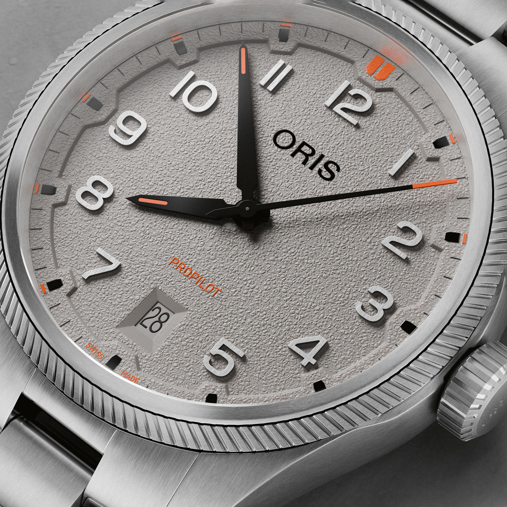 ORIS 手巻き時計 ホワイトダイヤル ビンテージパイロットウォッチ OH 