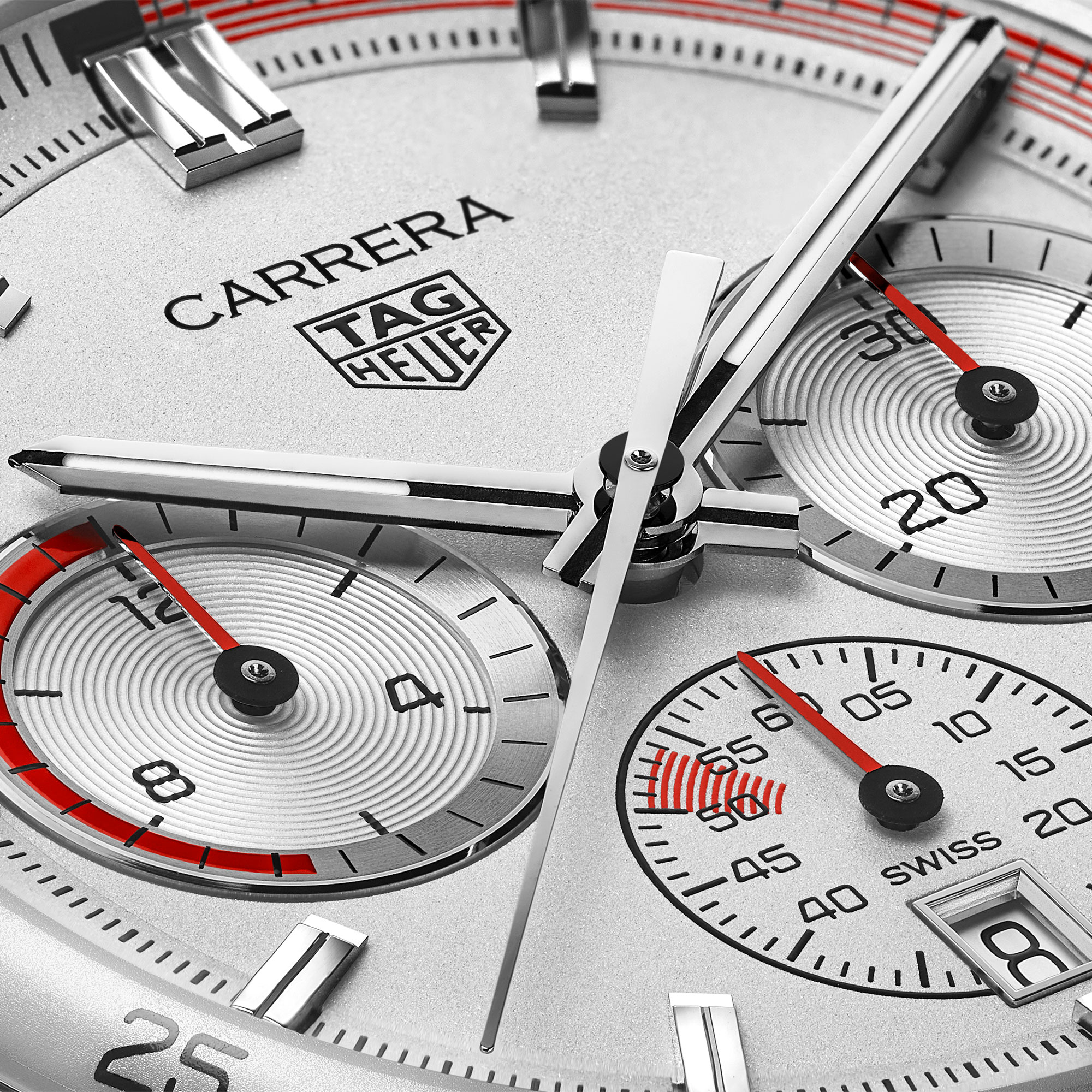 TAG Heuer Carrera Chronosprint x Porsche White Dial Watch, 42mm