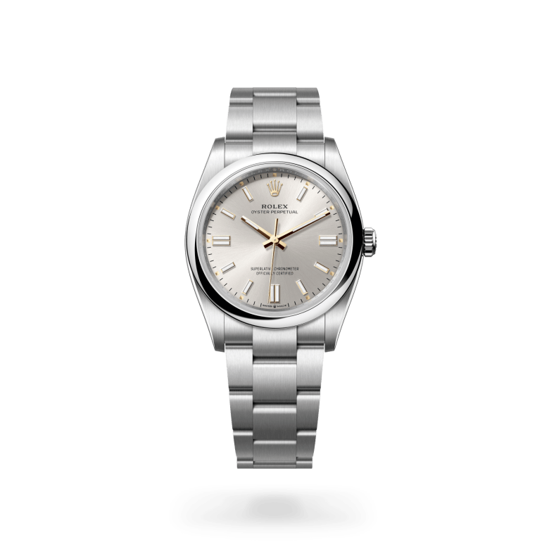 rolex oyster perpetual in oystersteel, m126000-0001 - ben bridge