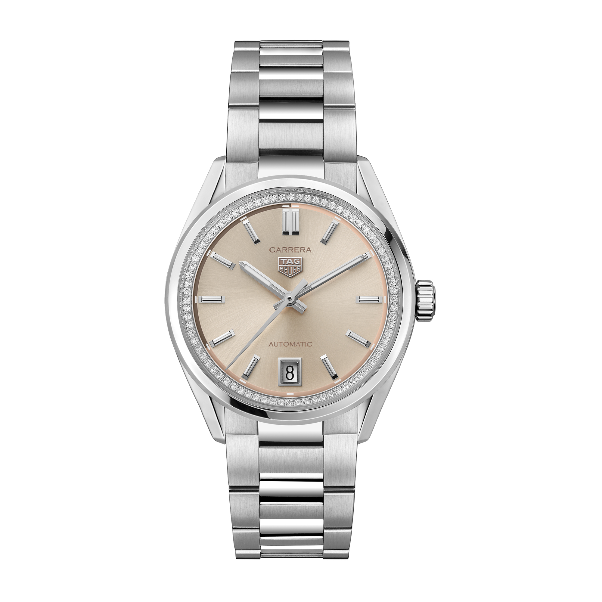 TAG Heuer Carrera Date Peach Dial, 36mm