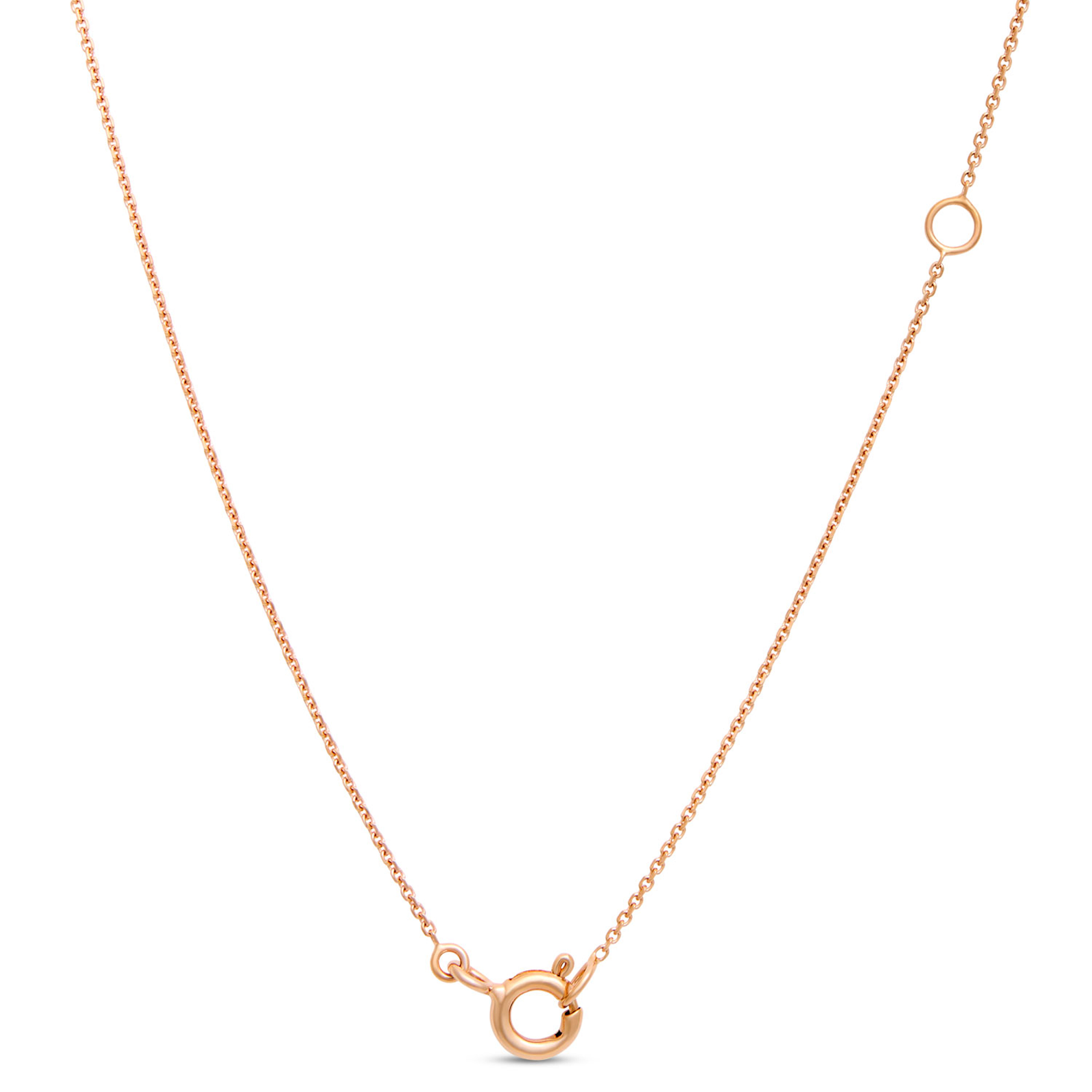 Classic Tiny Heart Pendant Necklace, 14K Rose Gold