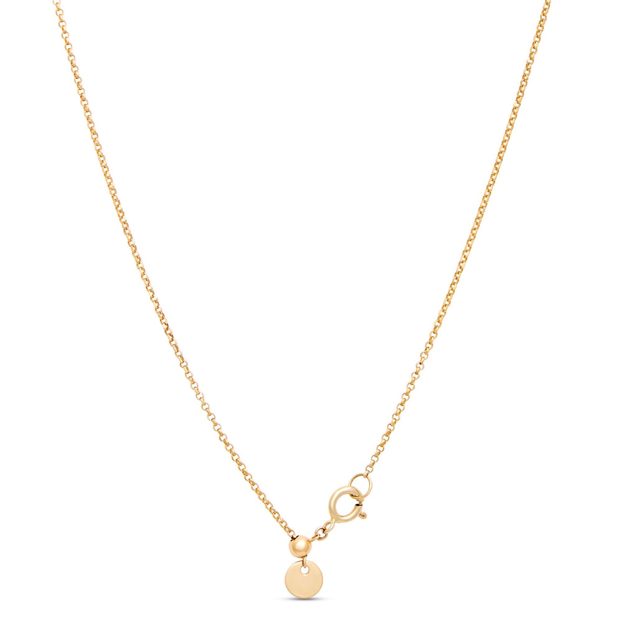 Classic Round Rainbow Sapphire Clusters Necklace, 14K Yellow Gold