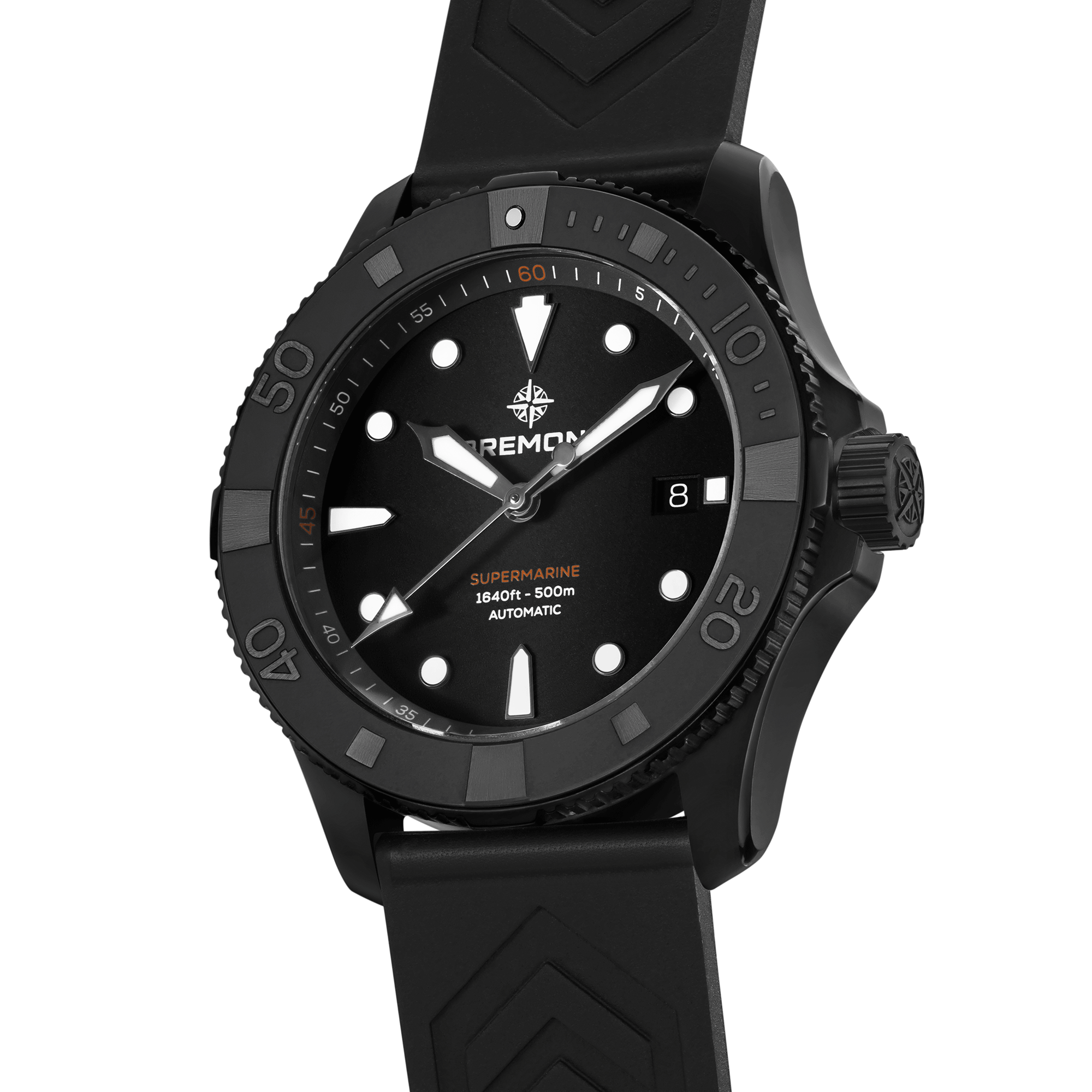 Bremont Supermarine Full Ceramic Tactical Black Dial Watch, 43mm