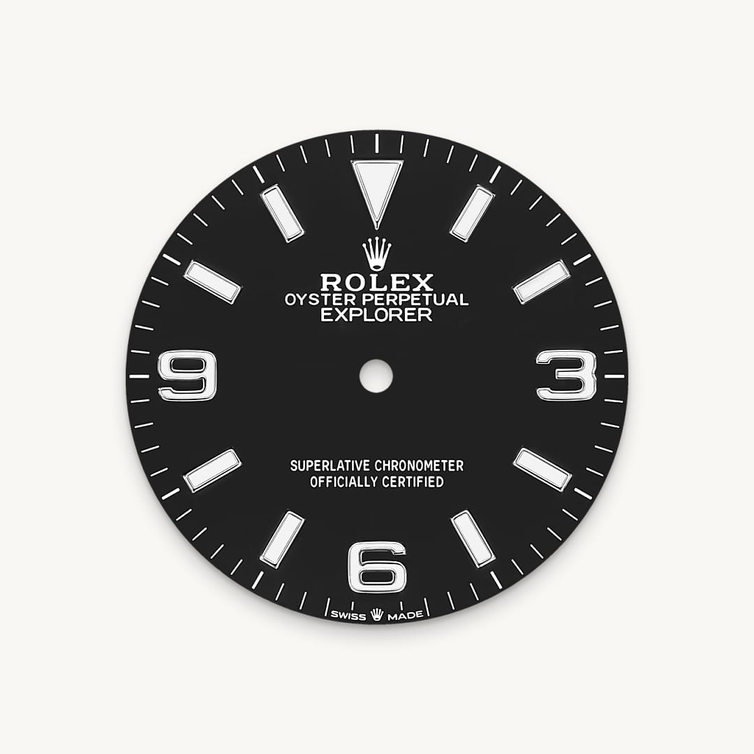 rolex explorer in oystersteel, m124270-0001 - black dial - ben bridge