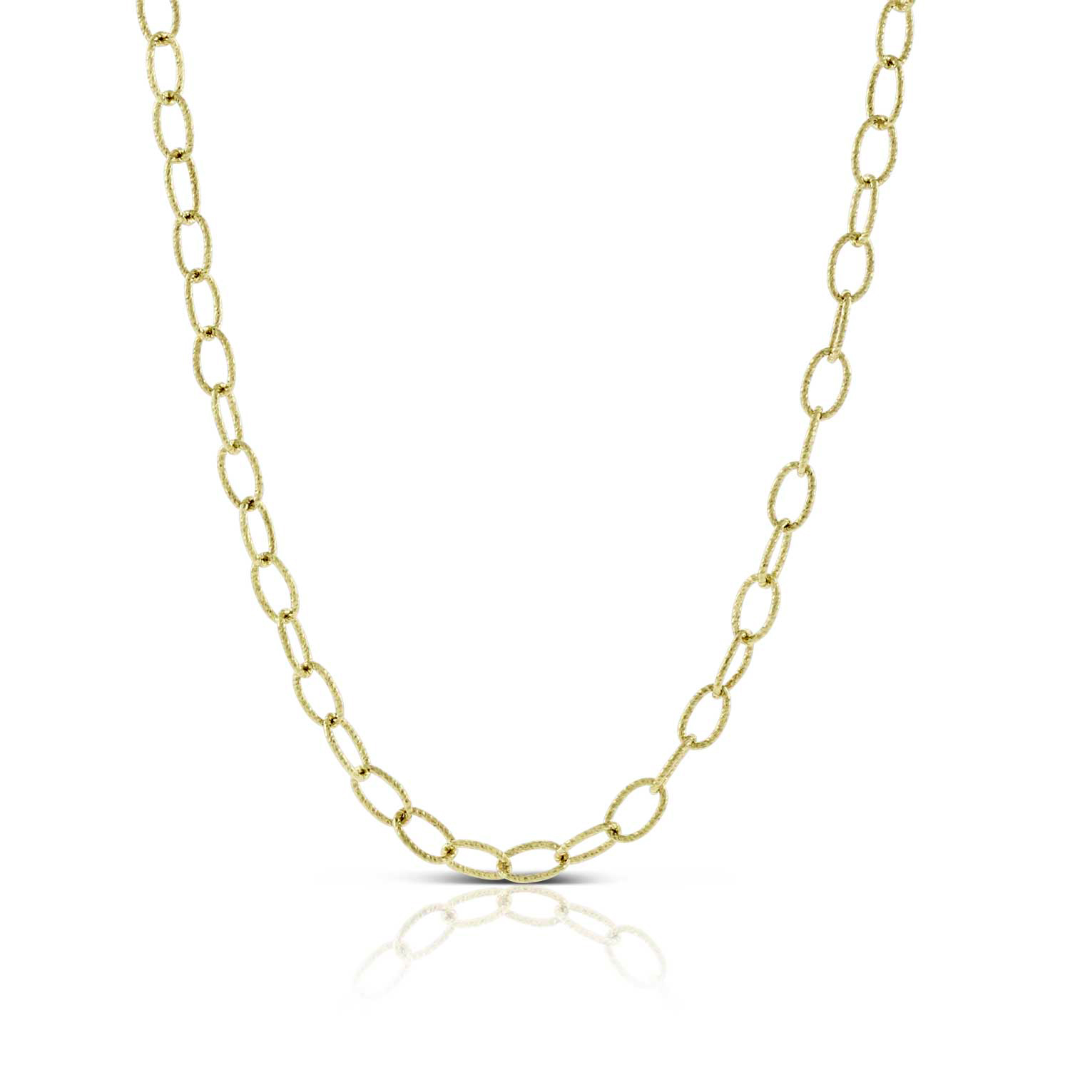 Toscano Oval Link Chain Necklace 14K, 32" | Ben Bridge Jeweler