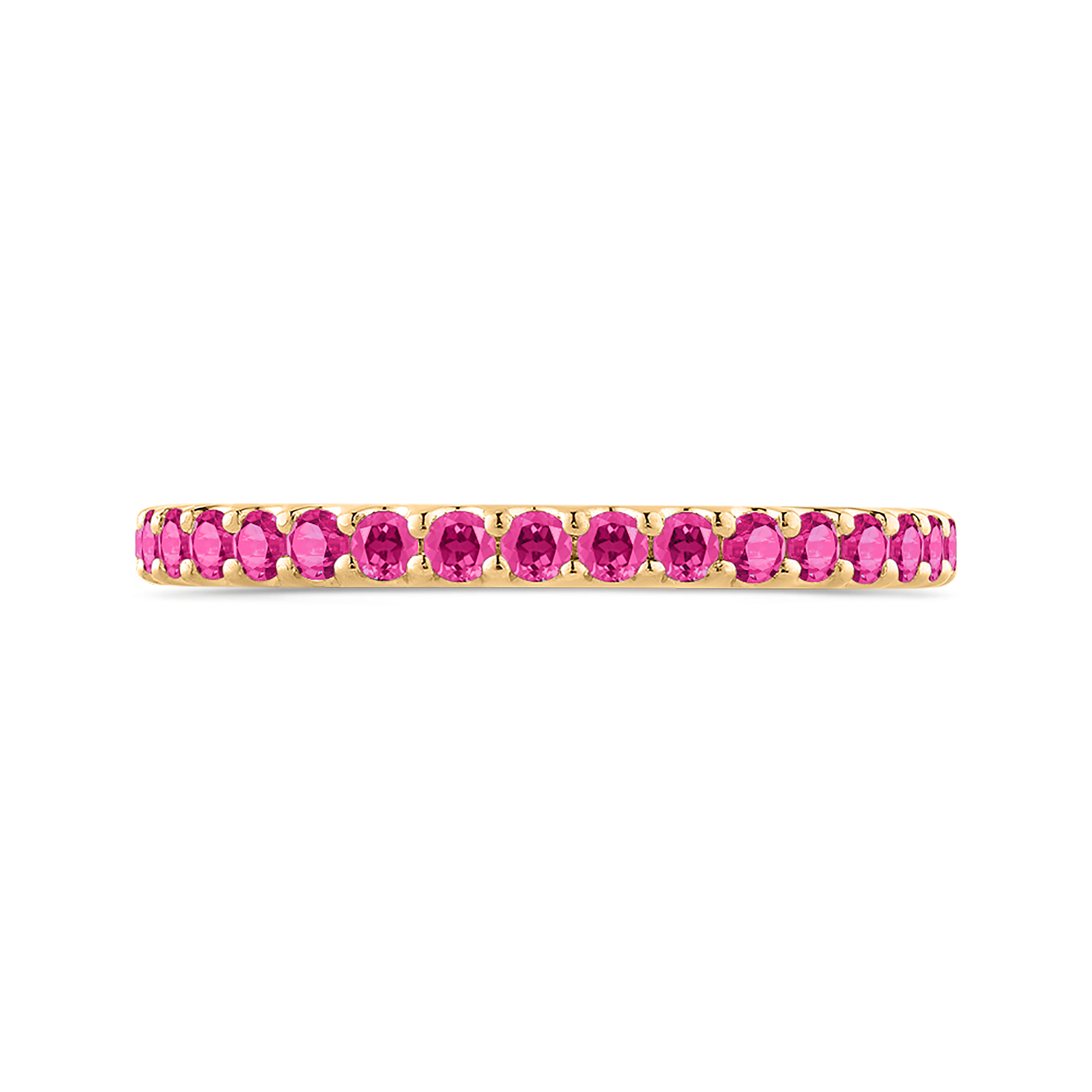 Bella Ponte Ruby Tiger Band, 14K Yellow Gold