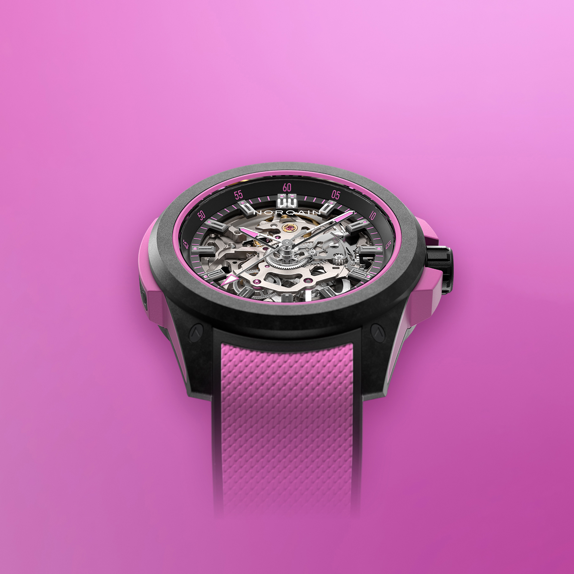 NORQAIN Independence Wild ONE Skeleton Dial Watch, 39mm