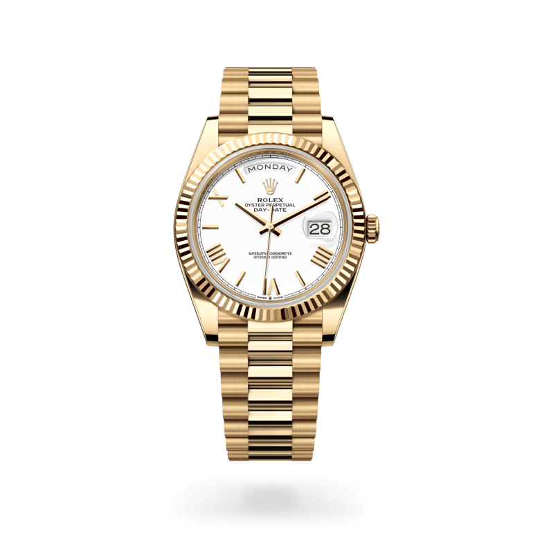rolex day-date in 18 ct yellow gold, m228238-0042 - ben bridge
