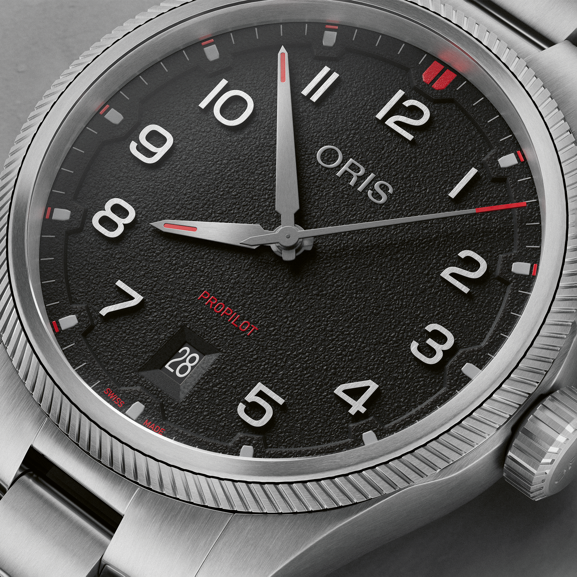 Oris ProPilot Date Black Dial Watch, 41mm