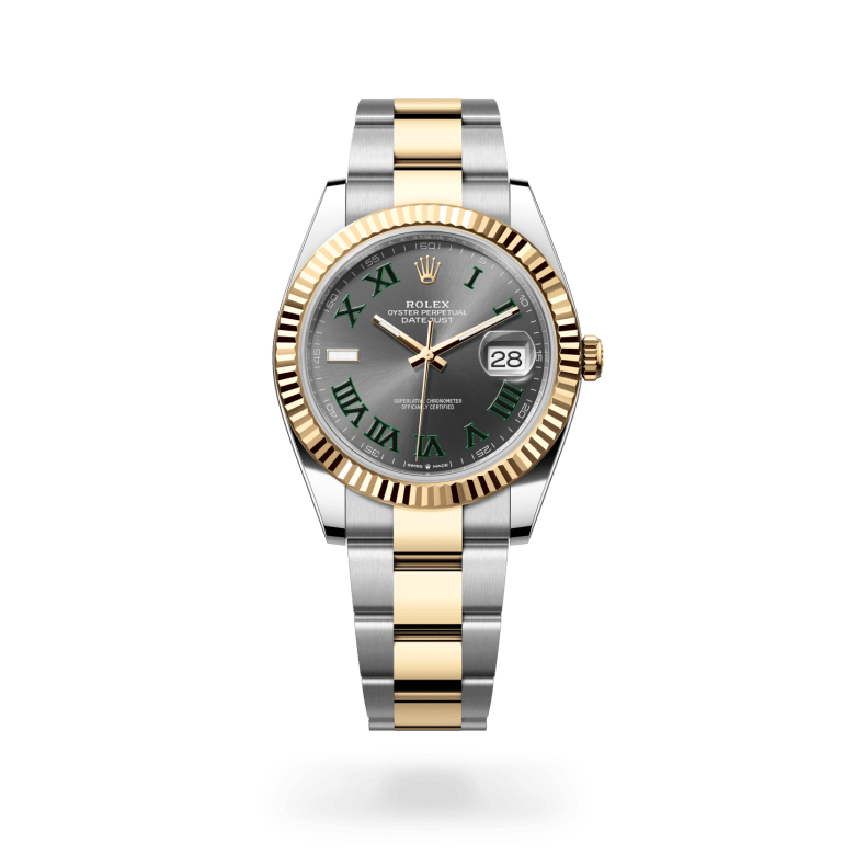 rolex datejust in yellow rolesor - combination of oystersteel and yellow gold, m126333-0019 - ben bridge